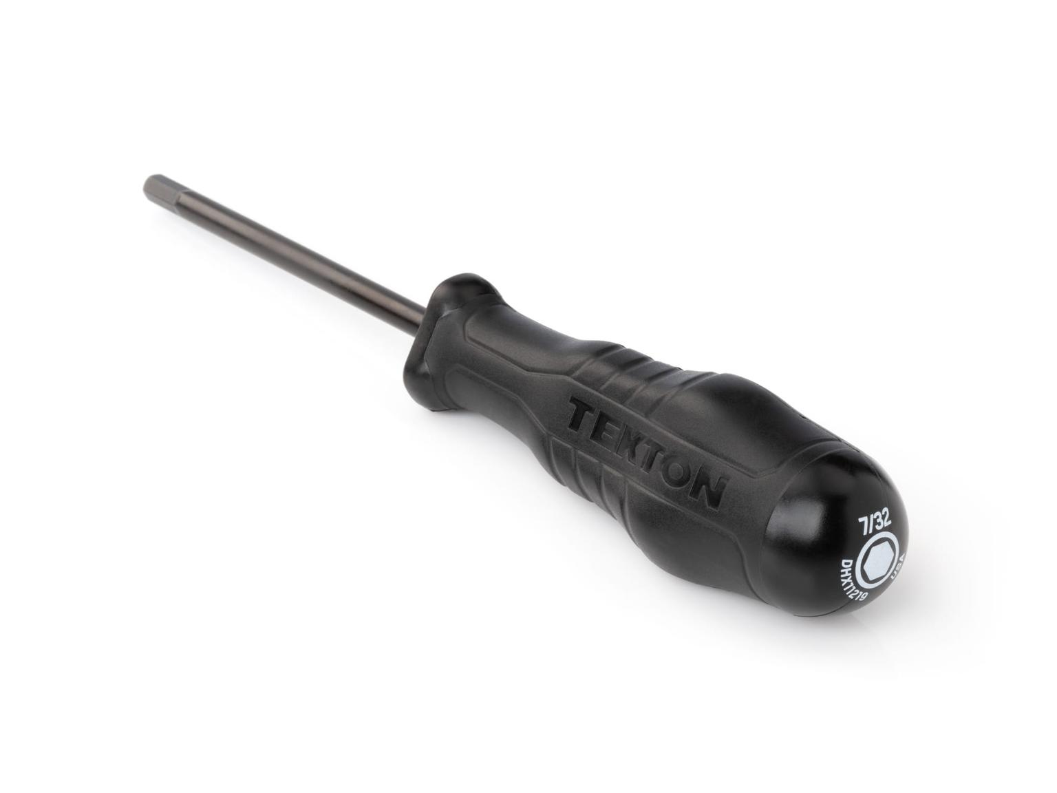 TEKTON DHX11219-T 7/32 Inch Hex High-Torque Black Oxide Blade Screwdriver