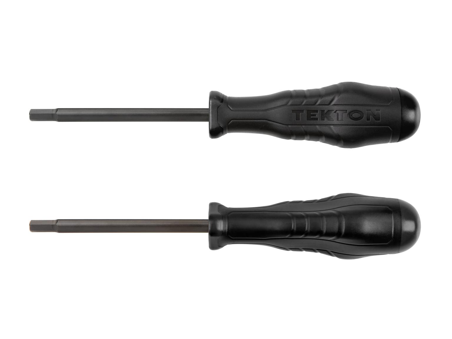 TEKTON DHX11250-T 1/4 Inch Hex High-Torque Black Oxide Blade Screwdriver