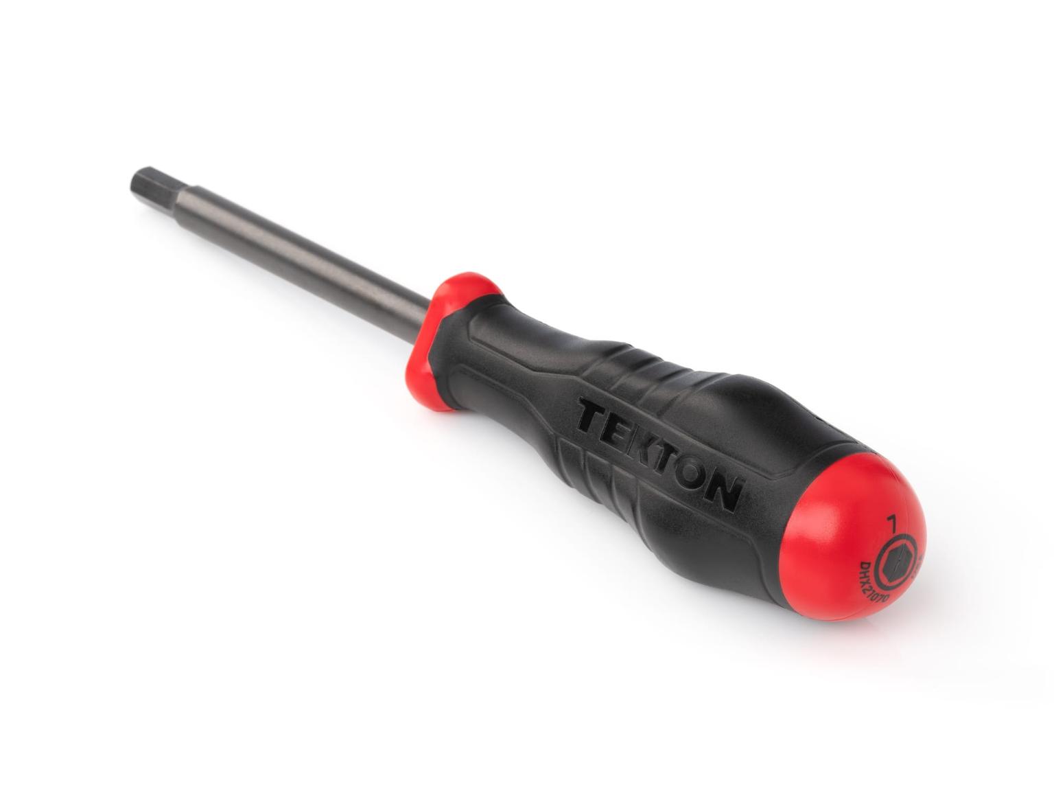 TEKTON DHX21070-T 7 mm Hex High-Torque Black Oxide Blade Screwdriver