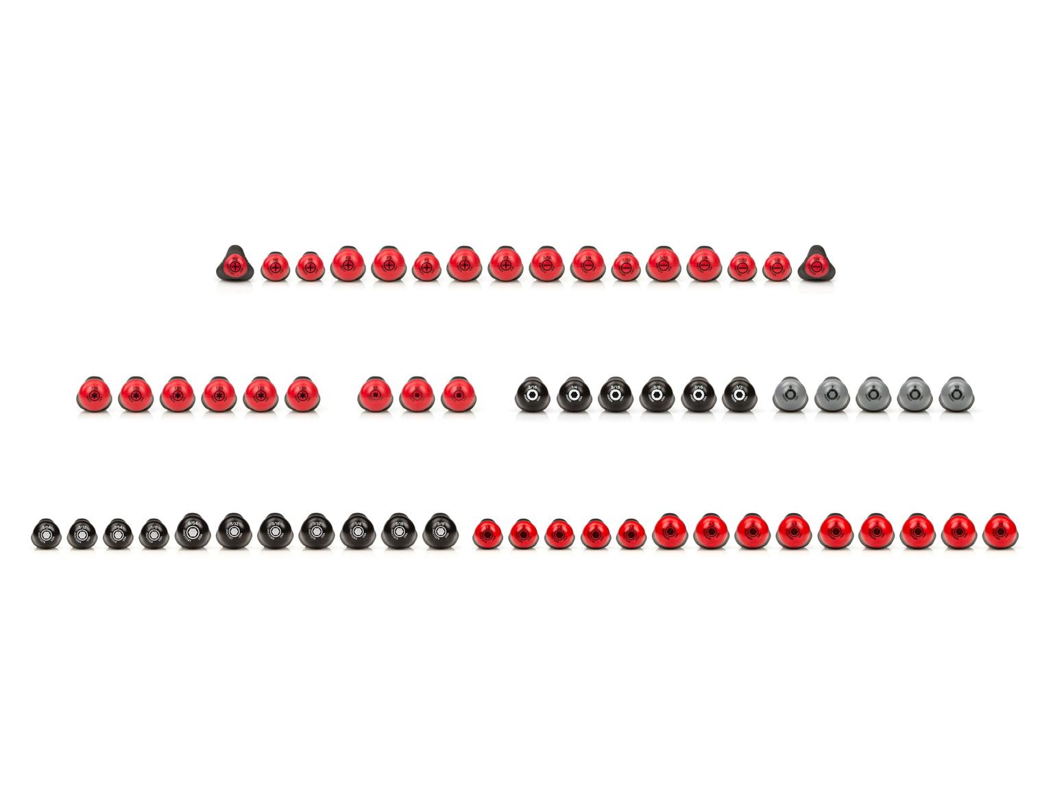 TEKTON DRV41237-T High-Torque Black Oxide Blade Screwdriver and Nut Driver Set (61-Piece)