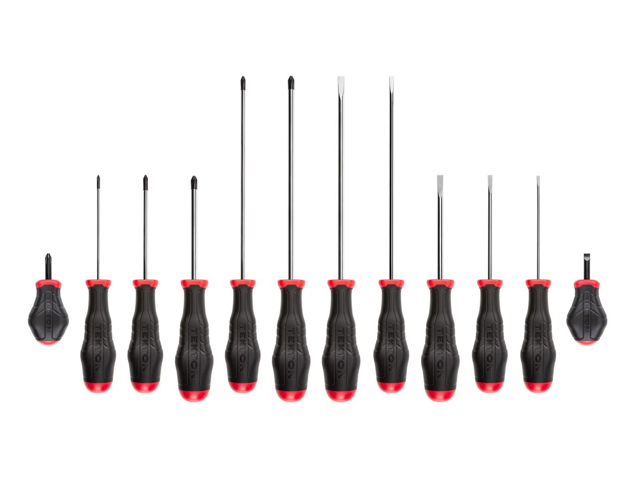 HighTorque Screwdriver Set (12Piece) TEKTON Made in USA