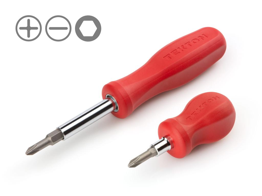 2Piece MultiBit Driver Set (12, 3/161/4 in. ) TEKTON