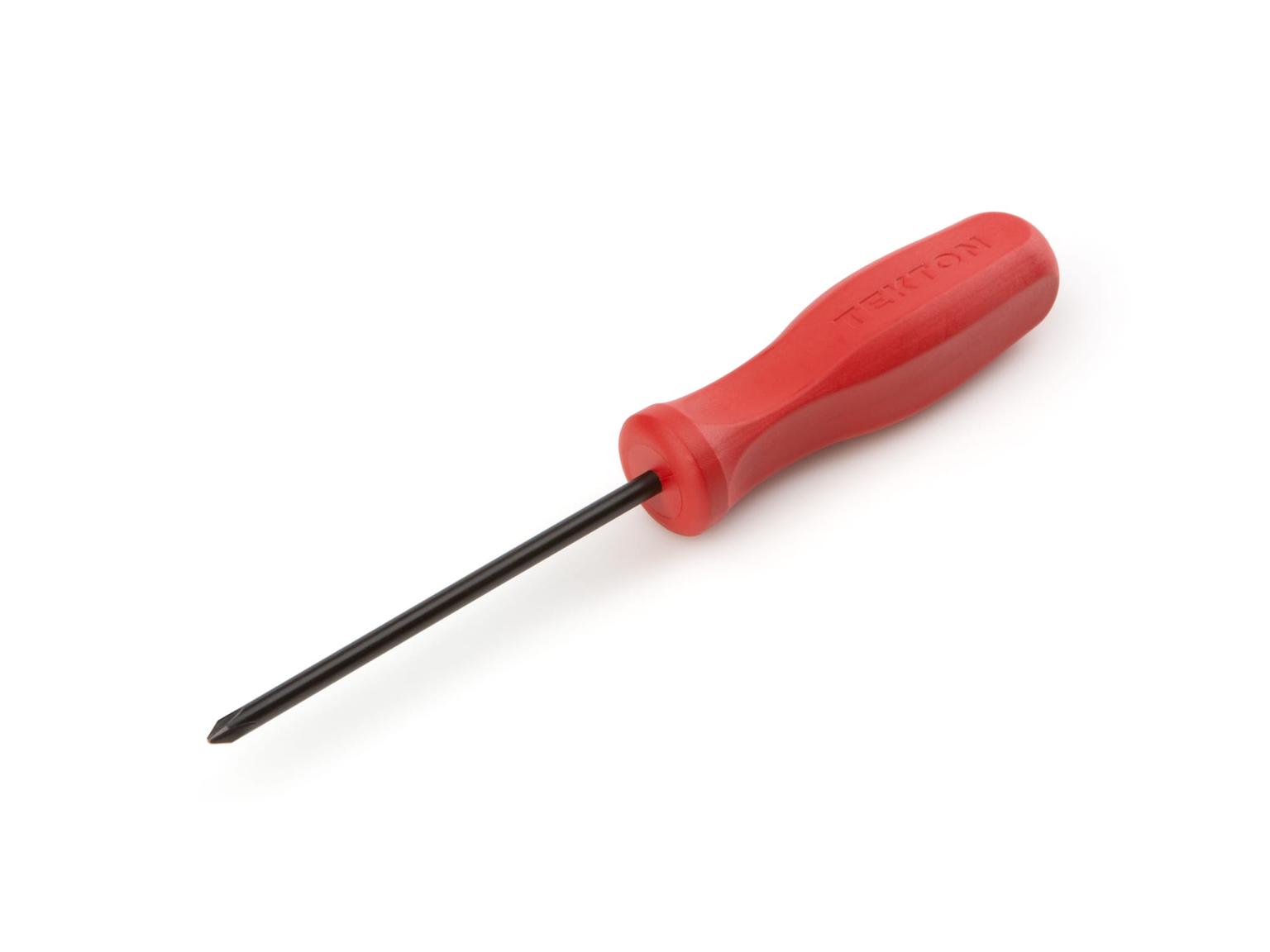 TEKTON DSP11001-T #1 Phillips Hard Handle Screwdriver (Black Oxide Blade)