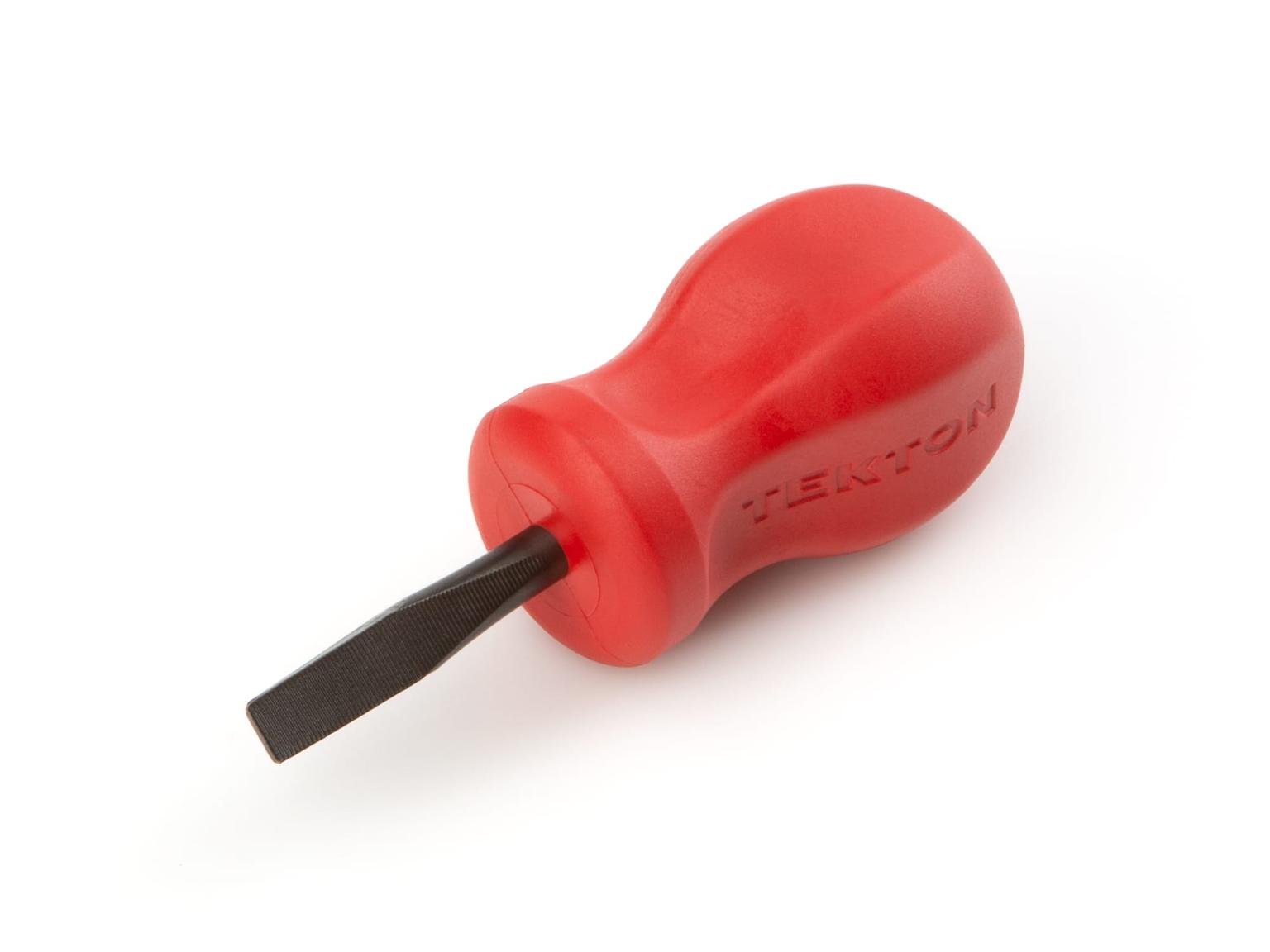 1/4 Inch Stubby Hard Handle Screwdriver (Black Oxide) | TEKTON® | Made ...