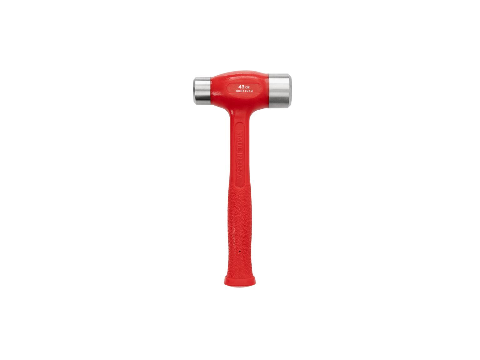 TEKTON HDB41043-T 43 oz. Short Handle Flat Steel Face Dead Blow Hammer