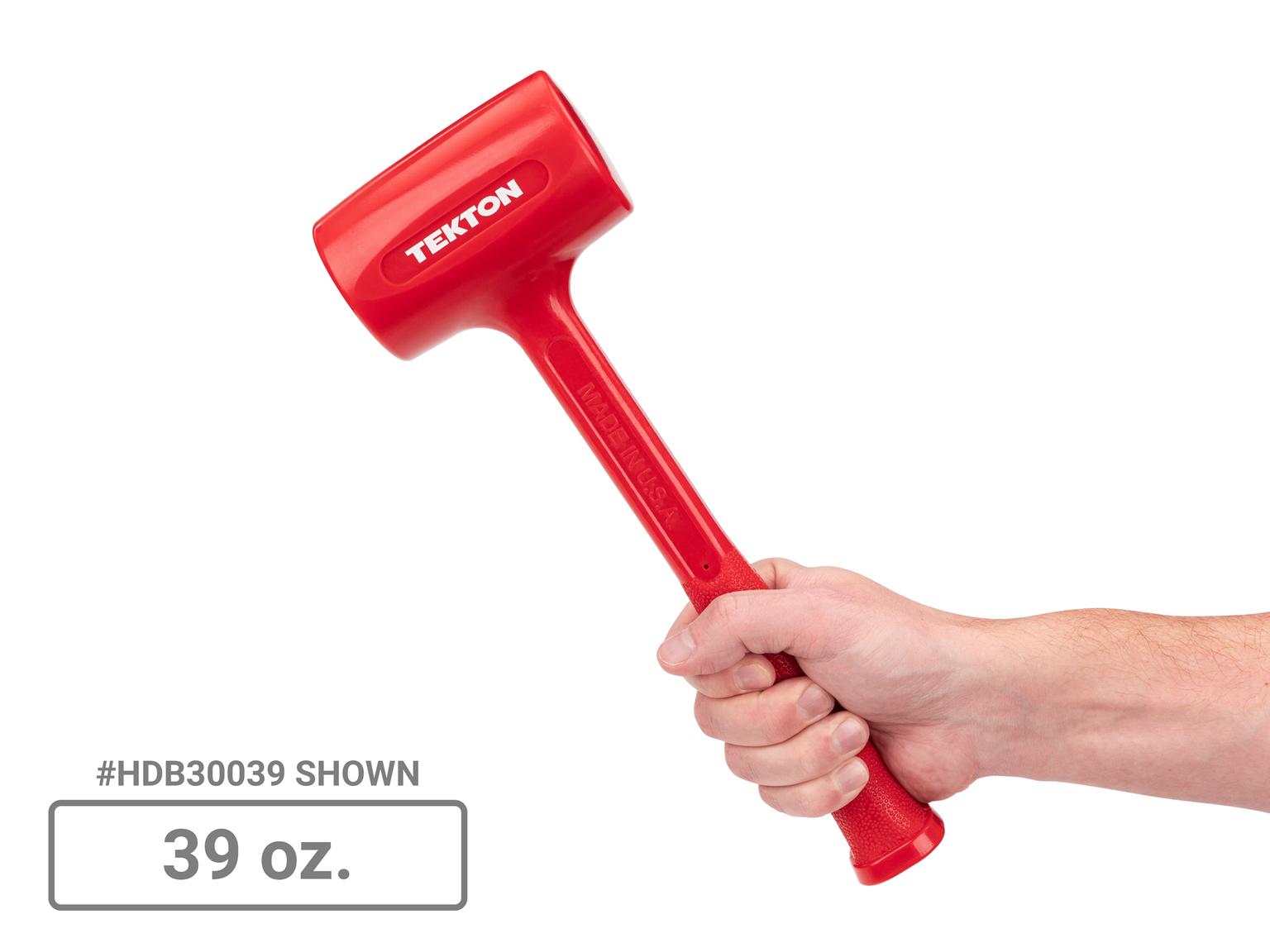 TEKTON HDB93001-T Dead Blow Hammer Set, 3-Piece (13, 21, 39 oz.)