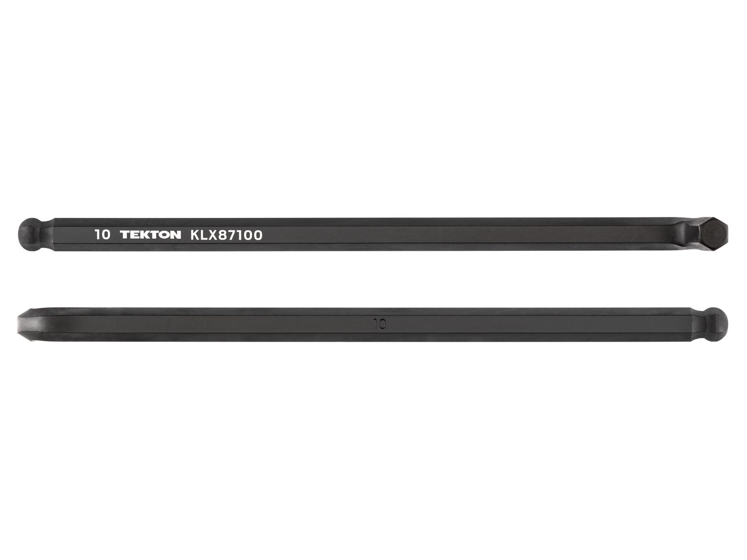 TEKTON KLX87100-T 10 mm Short Arm Ball End Hex L-Key