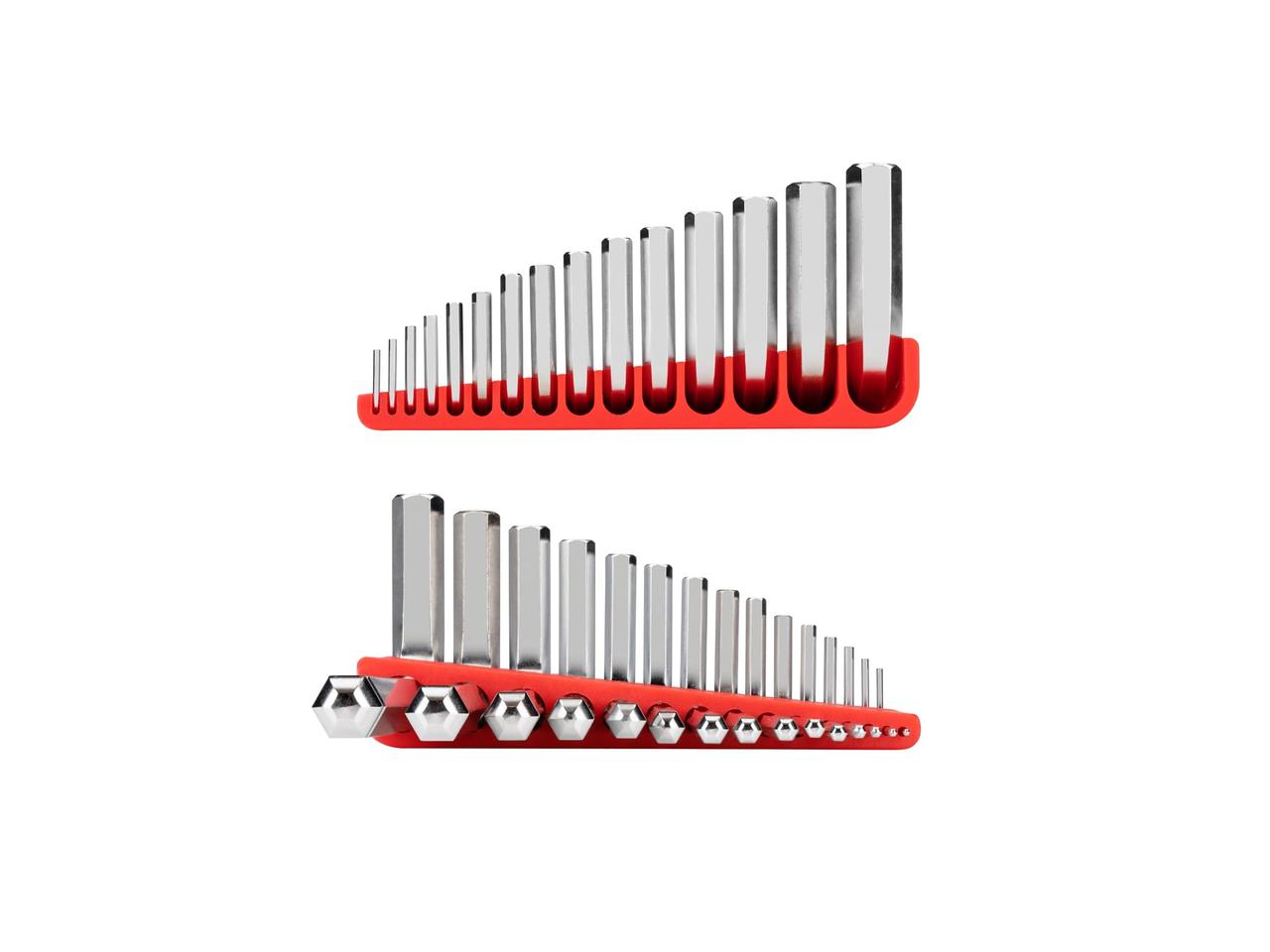 Metric Ball End Hex Key Set (15-Piece) | TEKTON | KLX91201