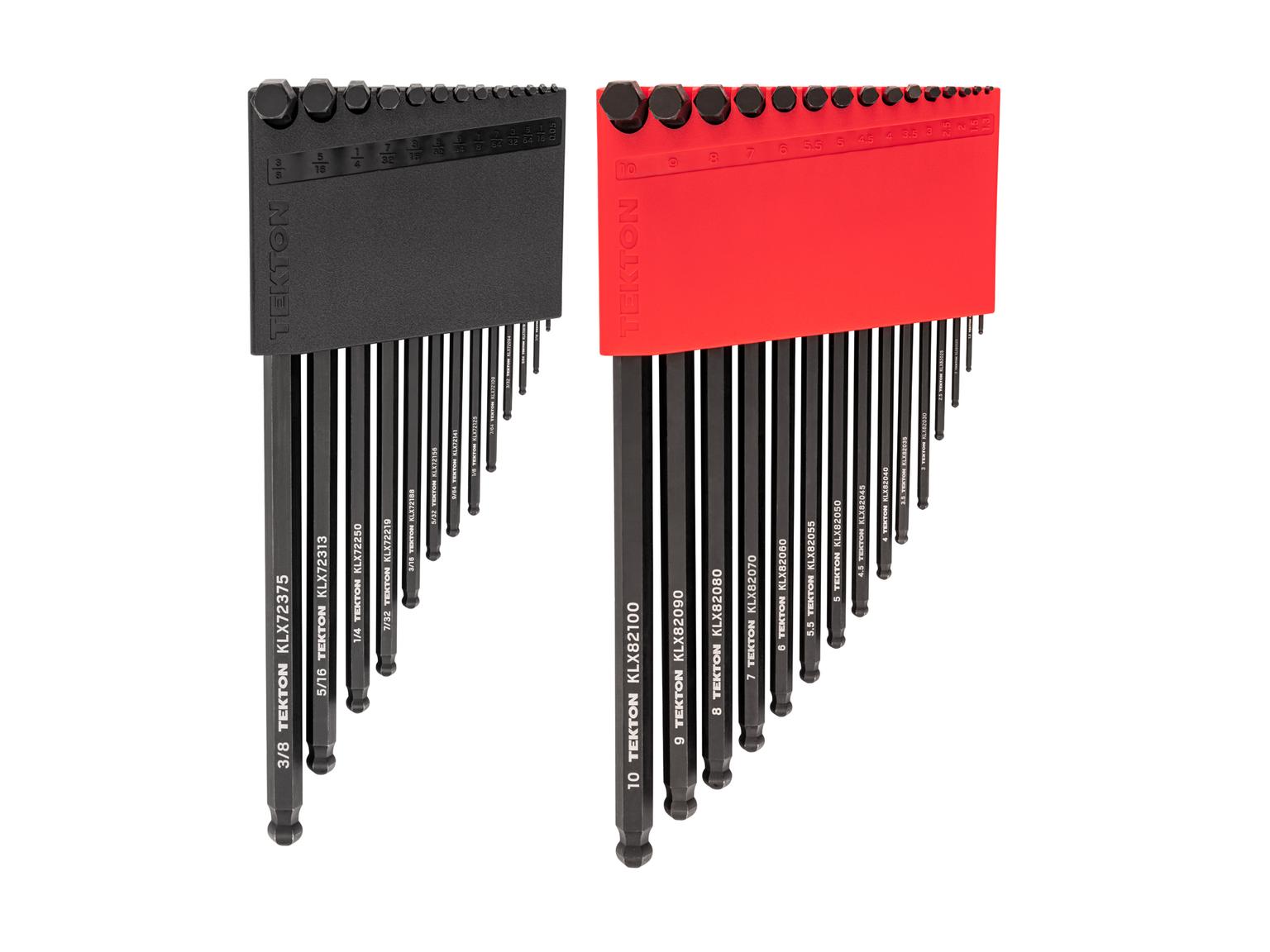 Ball End Hex L-Key Set with Holder, 28-Piece (0.050-3/8 in., 1.3-10 mm)