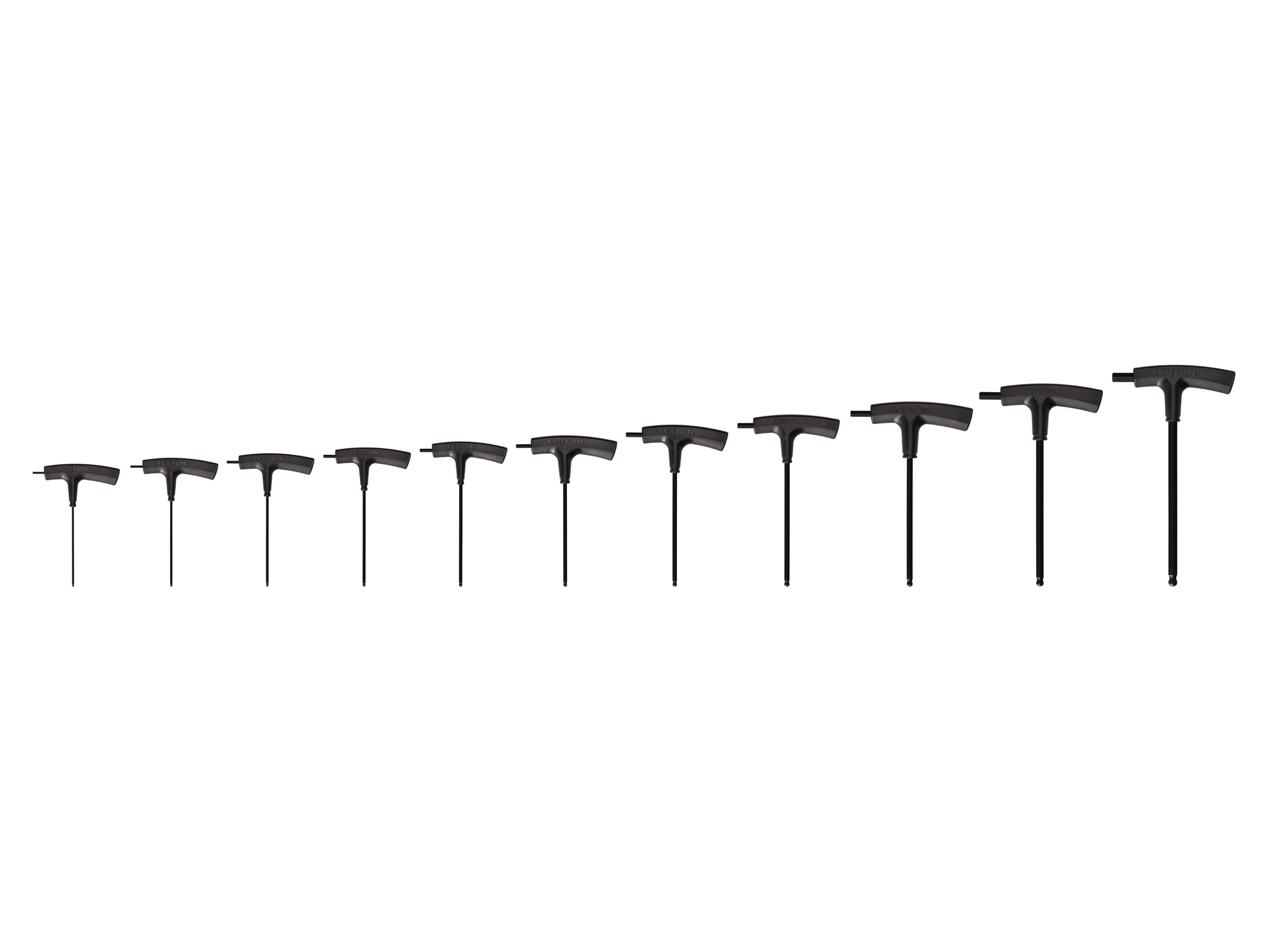 Flat End Hex T-Handle Key Set (5/64-3/8 in.) | TEKTON