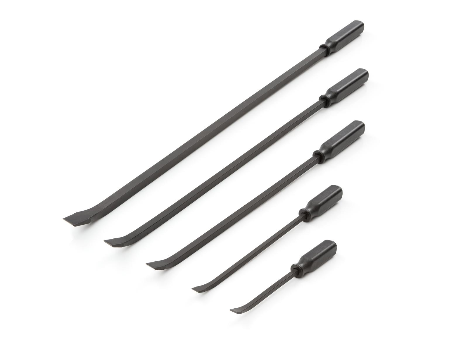 TEKTON LSQ90503-T Angled End Handled Pry Bar Set, 5-Piece (12, 17, 25, 31, 36 in.)