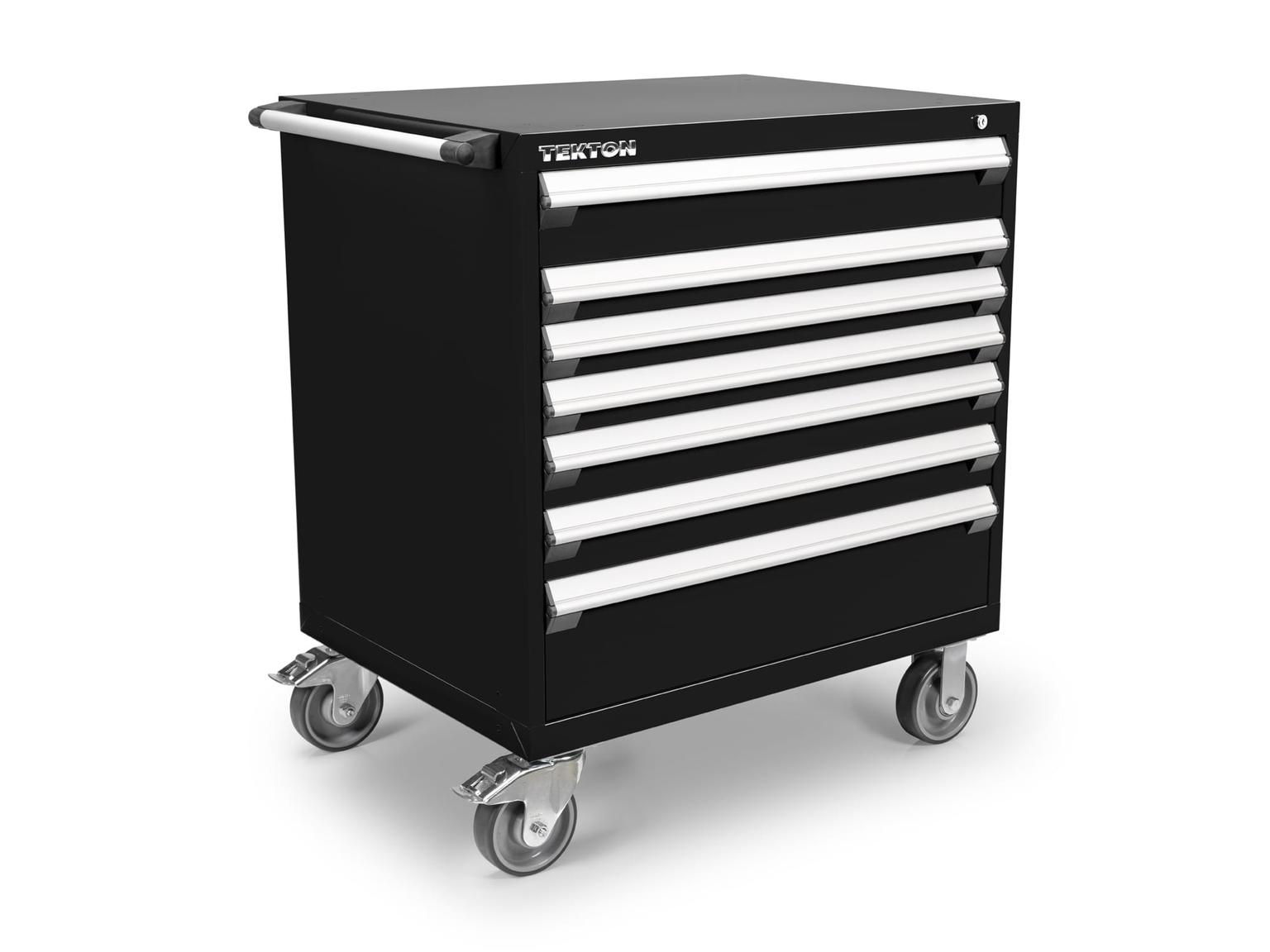 7-Drawer Tool Cabinet, Black (36 W x 27 D x 41.5 H in.)
