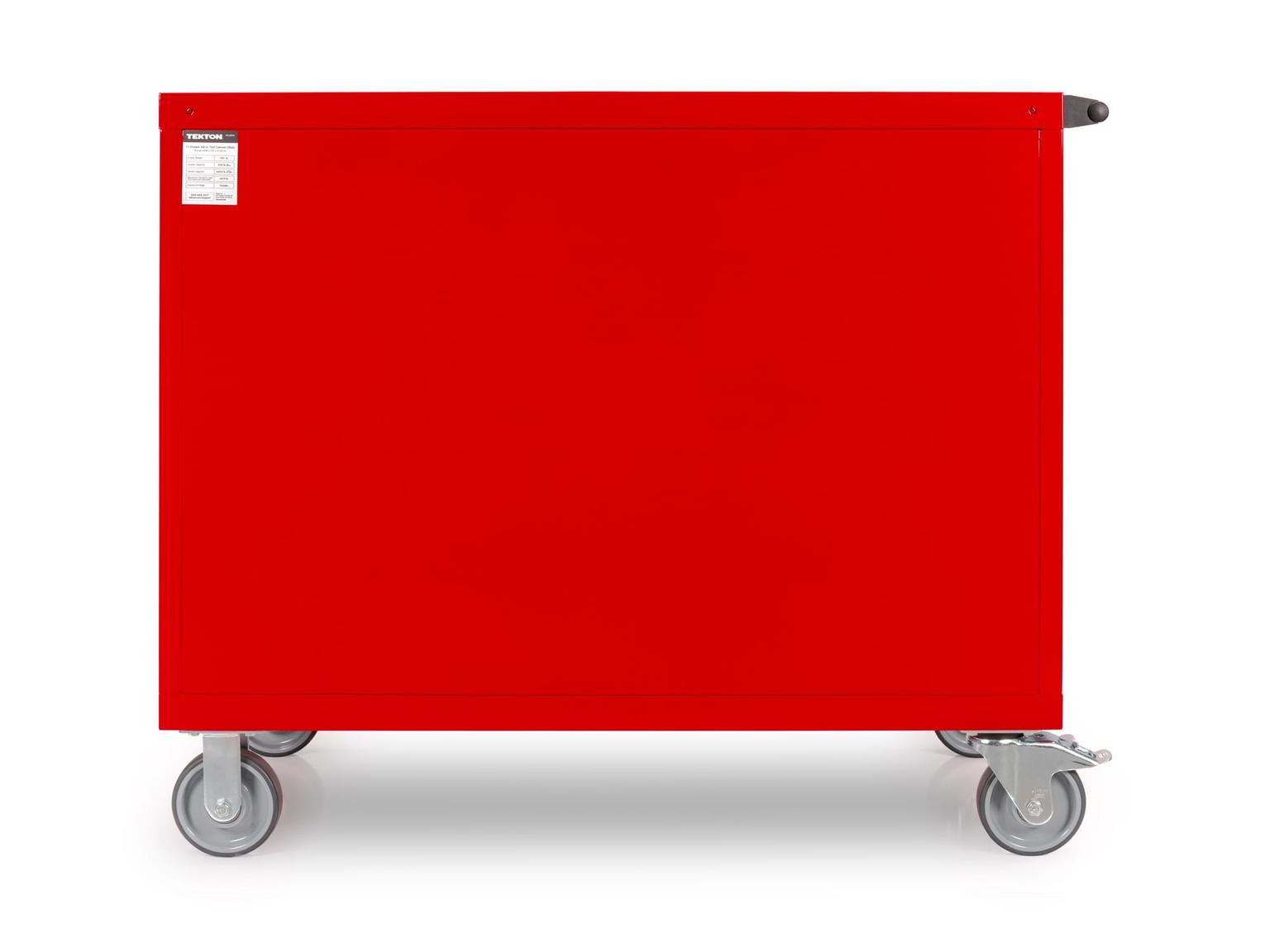 TEKTON OCL43202-T 11-Drawer 40/60 Split Bank Tool Cabinet, Red (48 W x 27 D x 41.5 H in.)