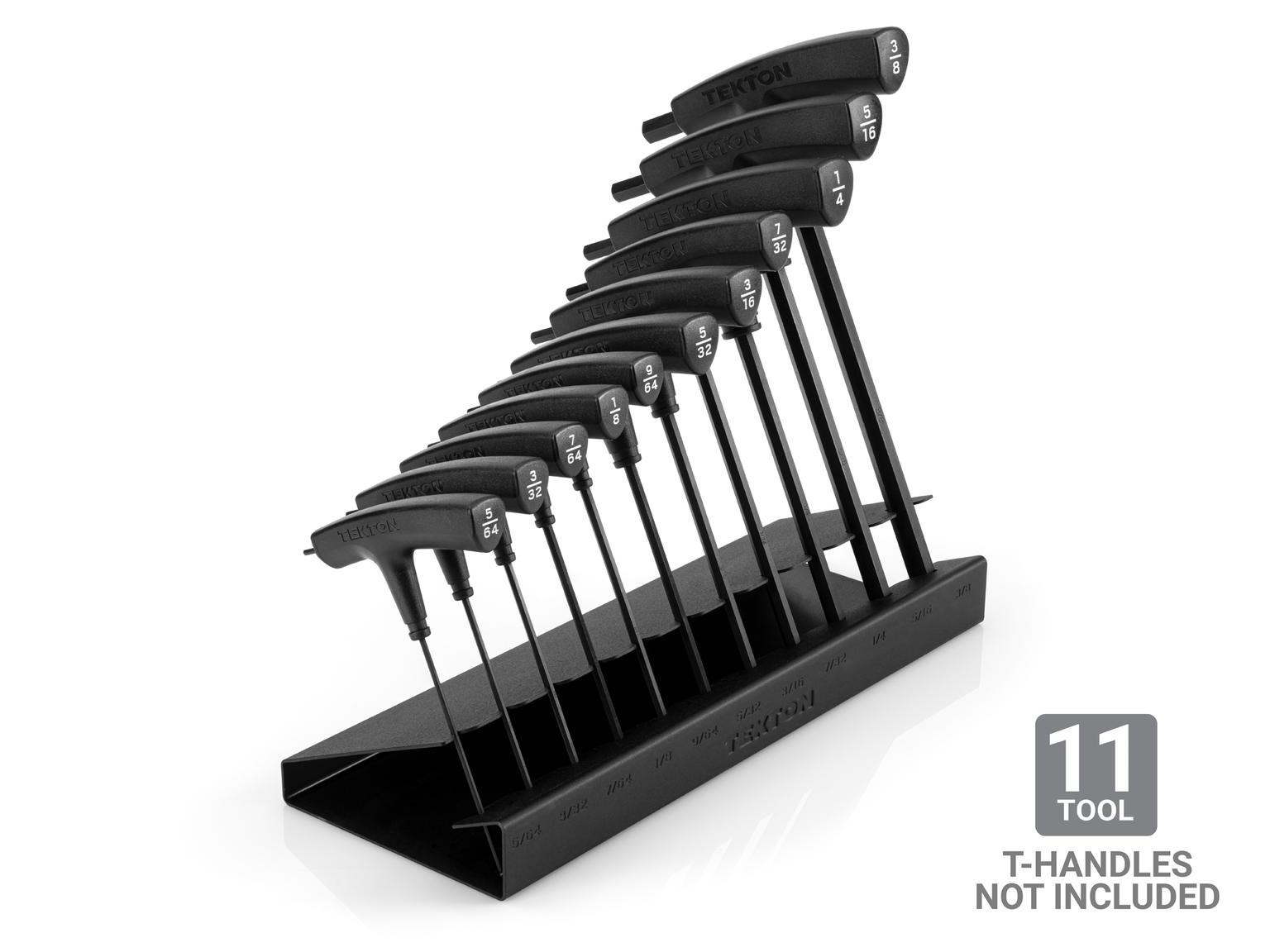 TEKTON OKH61501-T 11-Tool Hex T-Handle Key Metal Stand (5/64-3/8 in.)