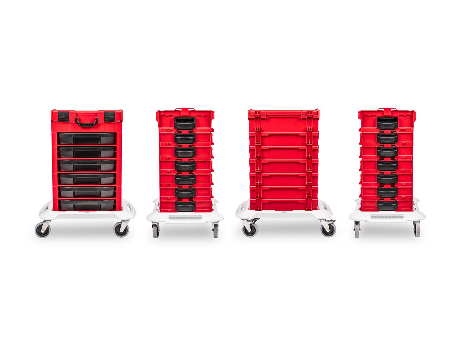 TEKTON OLB99003-T 248-Piece Tool Set in Modular Stacking Tool Cart (7-Drawer)