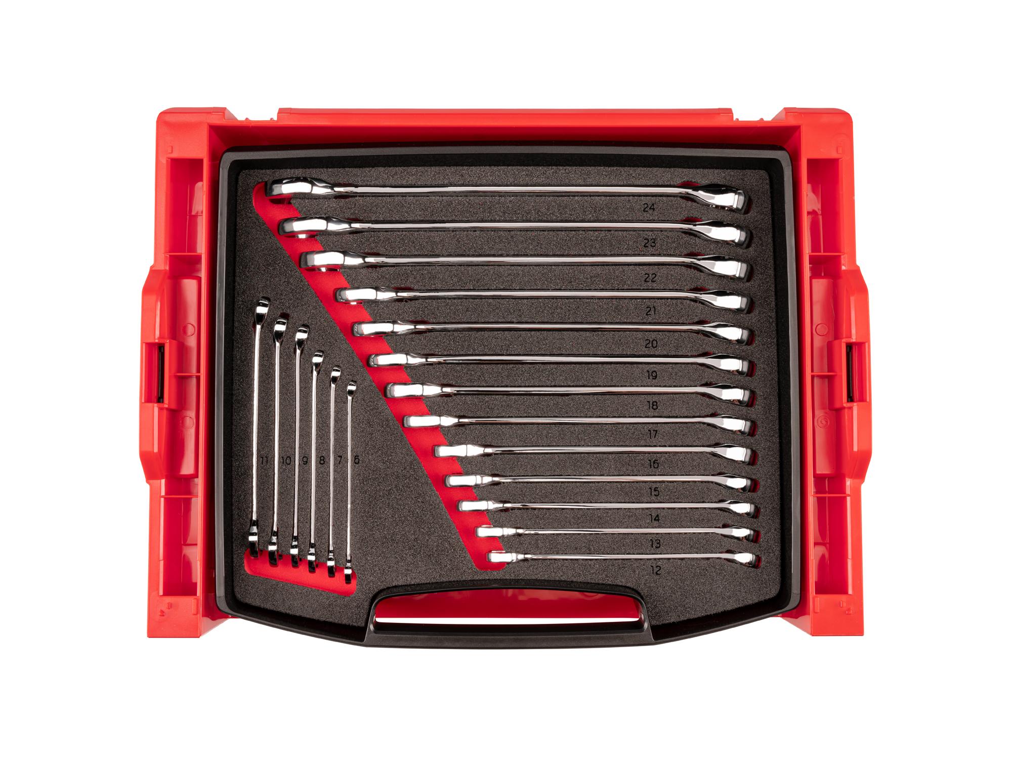 TEKTON OLB99901-T 239-Piece Tool Set in Modular Stacking Tool Cart (6-Drawer)