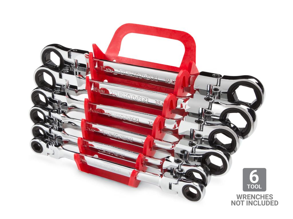 6Tool Ratcheting Box End Wrench Holder TEKTON Made in USA