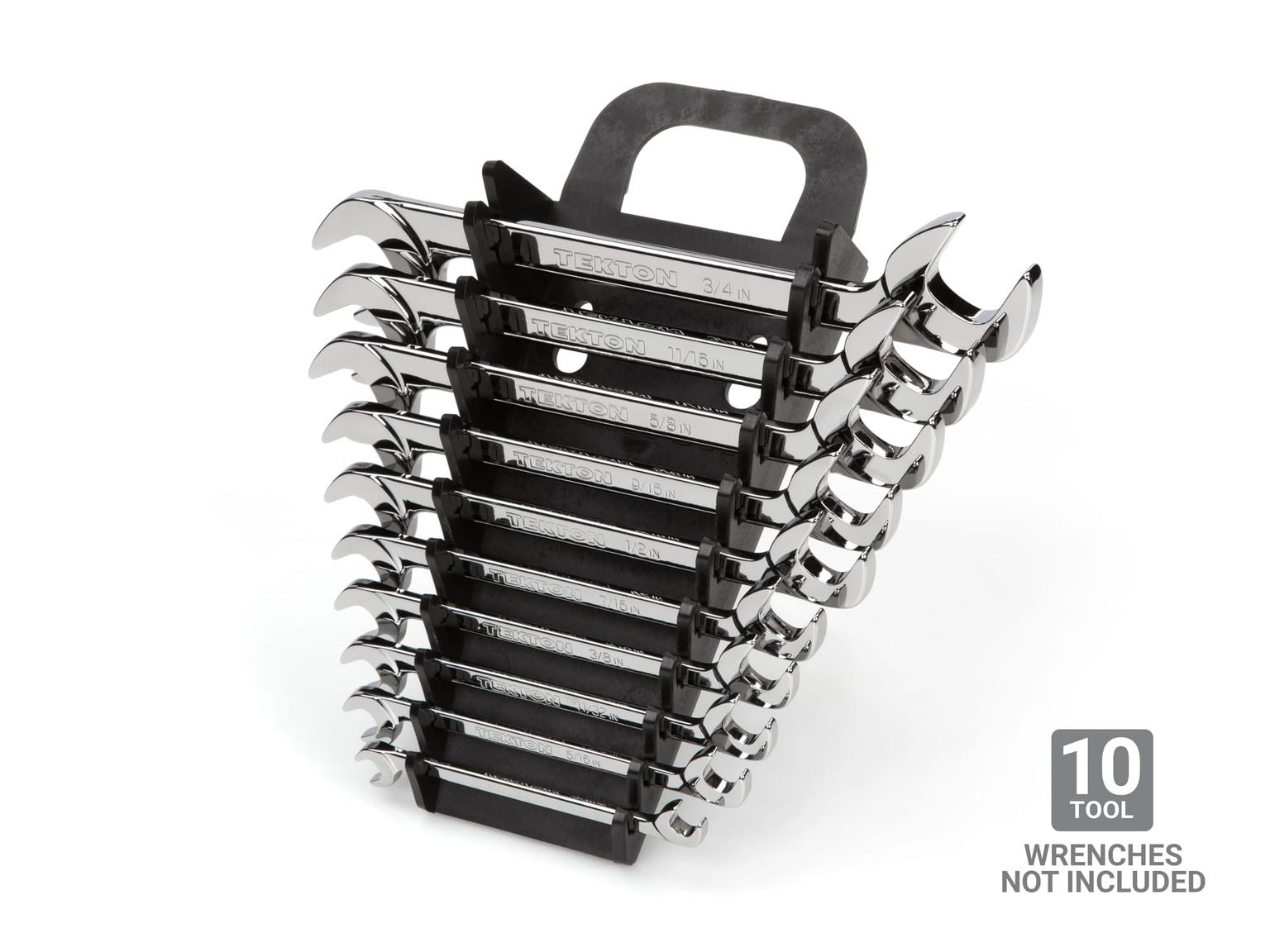 TEKTON ORG23110-T 10-Tool Angle Head Wrench Holder (Black)