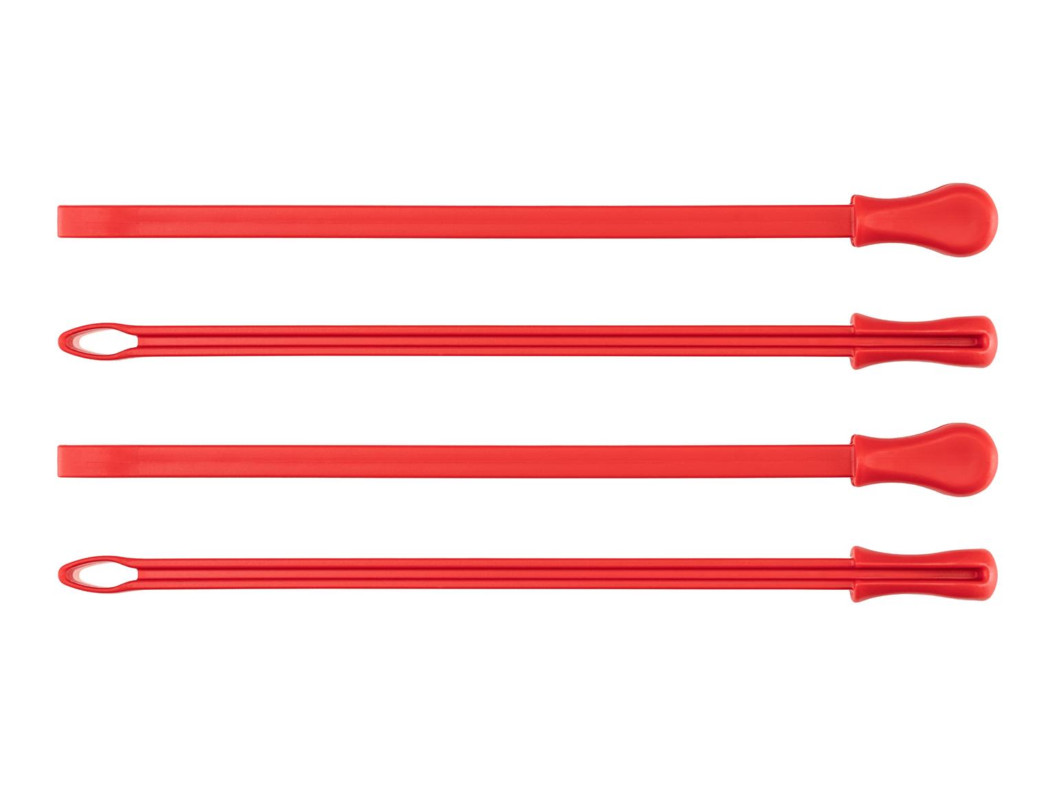 TEKTON ORG24210-T 3/8 Inch Drive x 10 Inch Tool Crowfoot Wrench Organizer Key (Red)