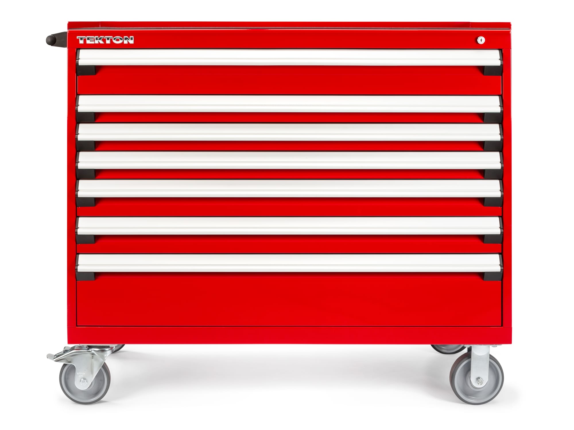 48 Inch Wide 7-Drawer Tool Cabinet (Red) | TEKTON | ORG73200