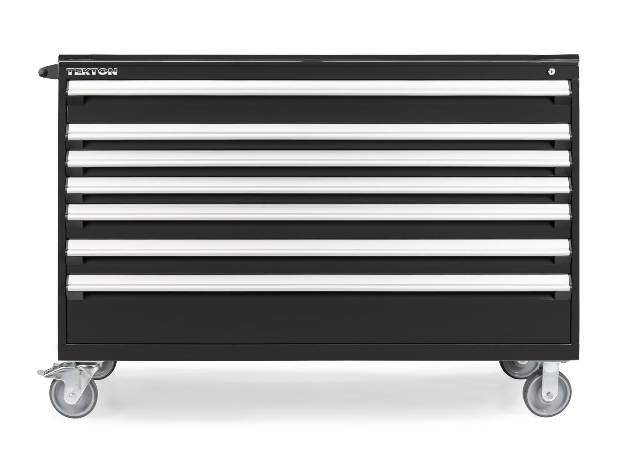 TEKTON ORG75100-T 60 Inch Wide 7-Drawer Tool Cabinet, Carbon (60" W x 42.5" H x 24" D)
