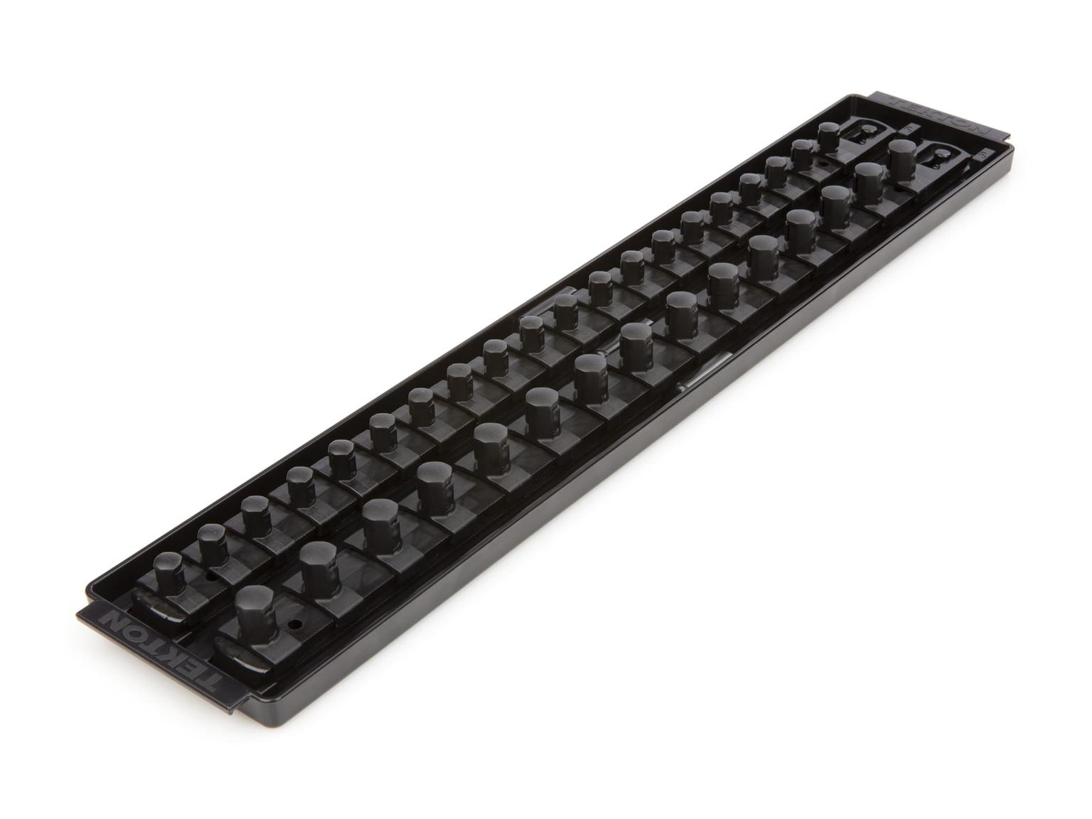 TEKTON OST73234-T 3/8, 1/2 Inch Drive Socket Rails & 18 Inch Tray (Black)