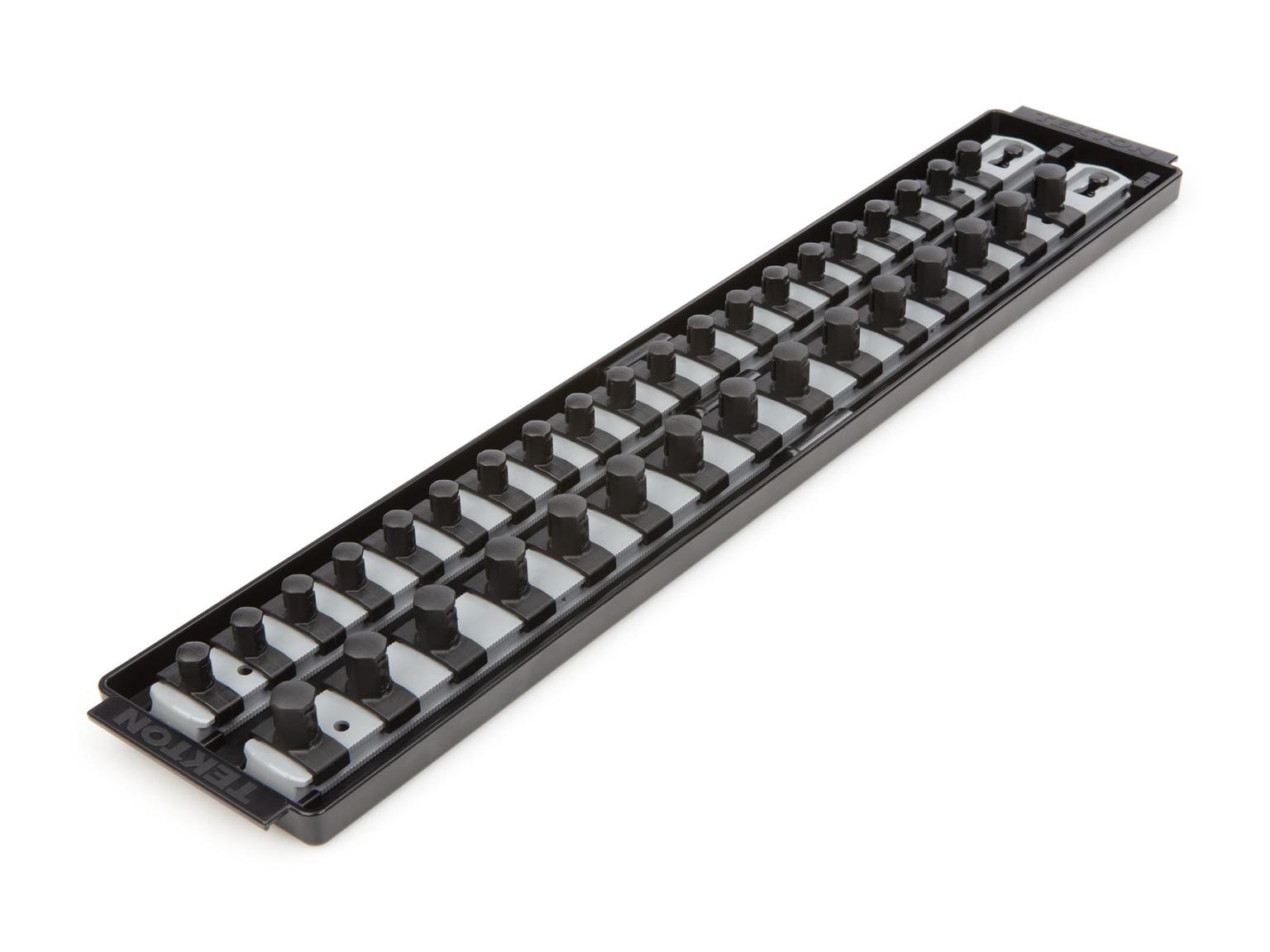 TEKTON OST73334-T 3/8, 1/2 Inch Drive Socket Rails & 18 Inch Tray (Gray)