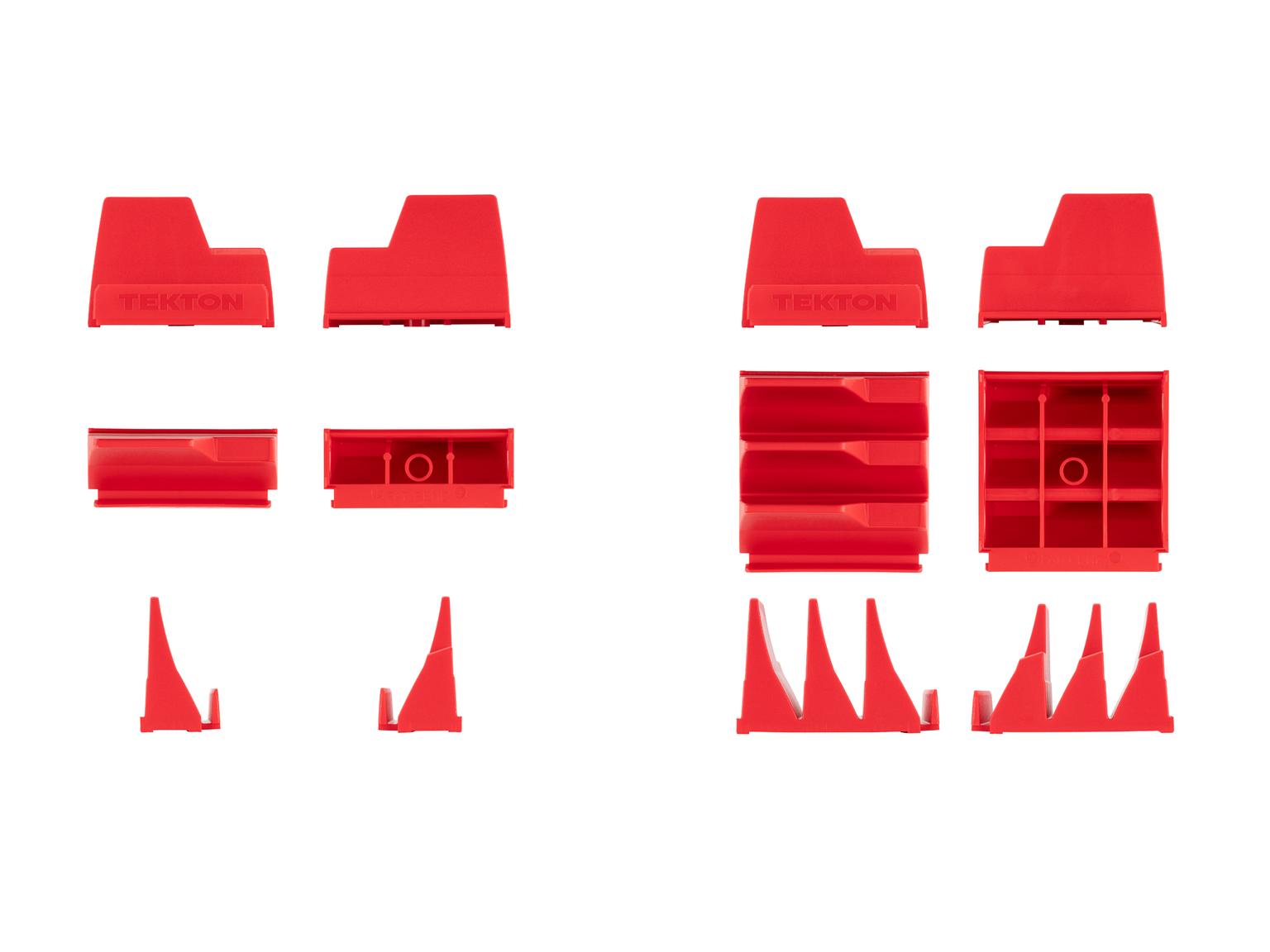 TEKTON OTM92210-T 10-Tool Modular Slotted Organizer Set (Red)
