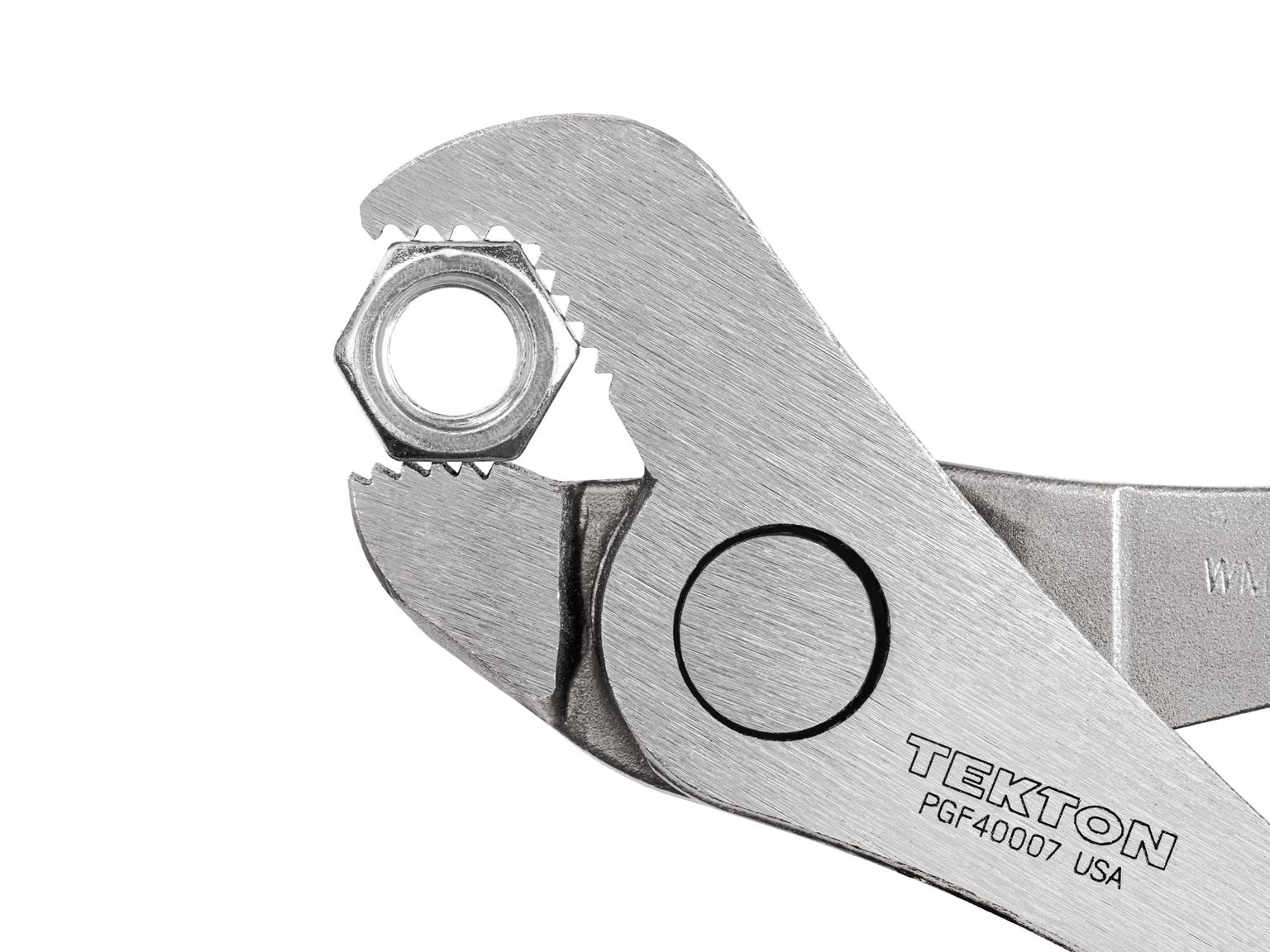TEKTON PGF40007-T 7-3/4 Inch Nut Jaw Pliers