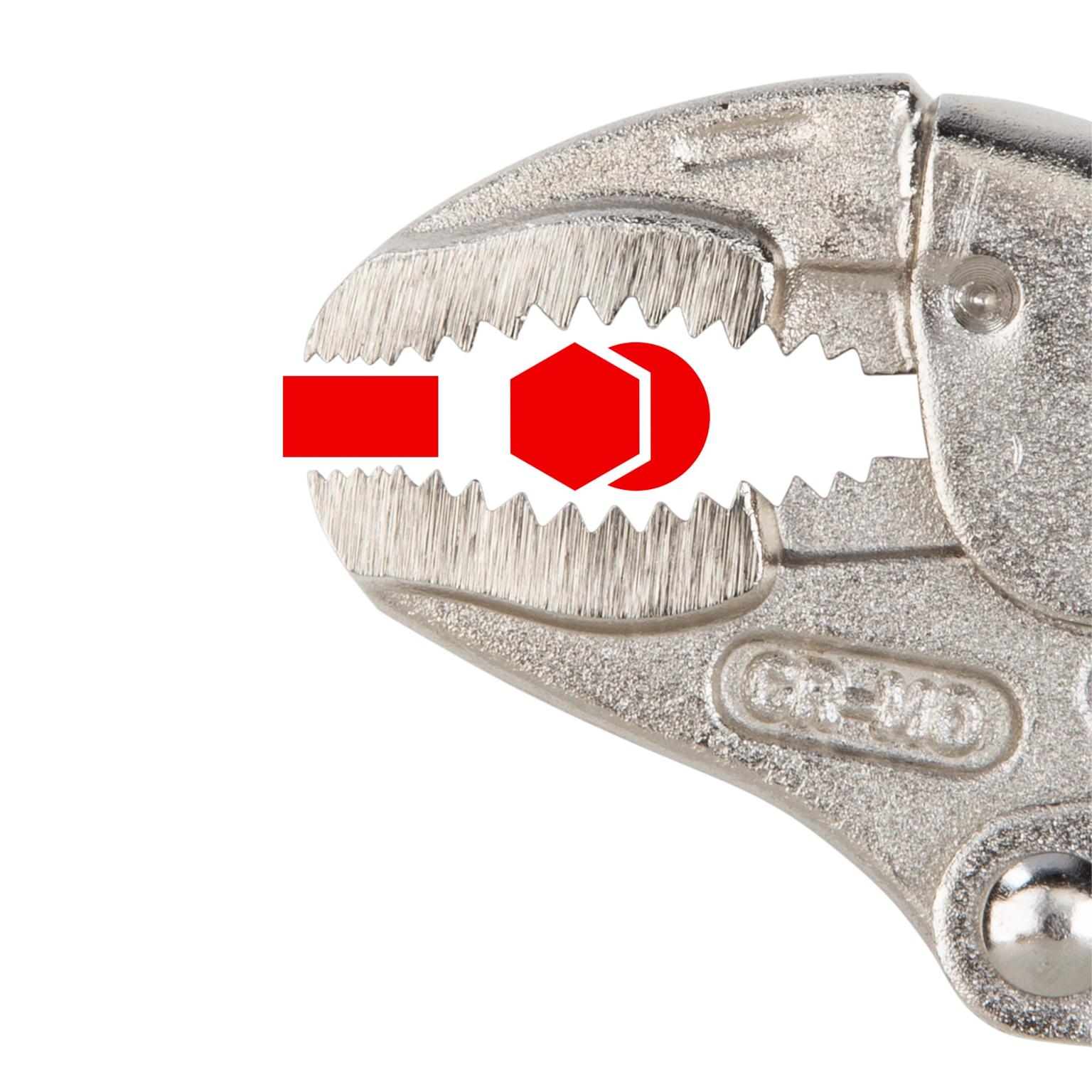 TEKTON PLK10005-T 5 Inch Curved Jaw Locking Pliers