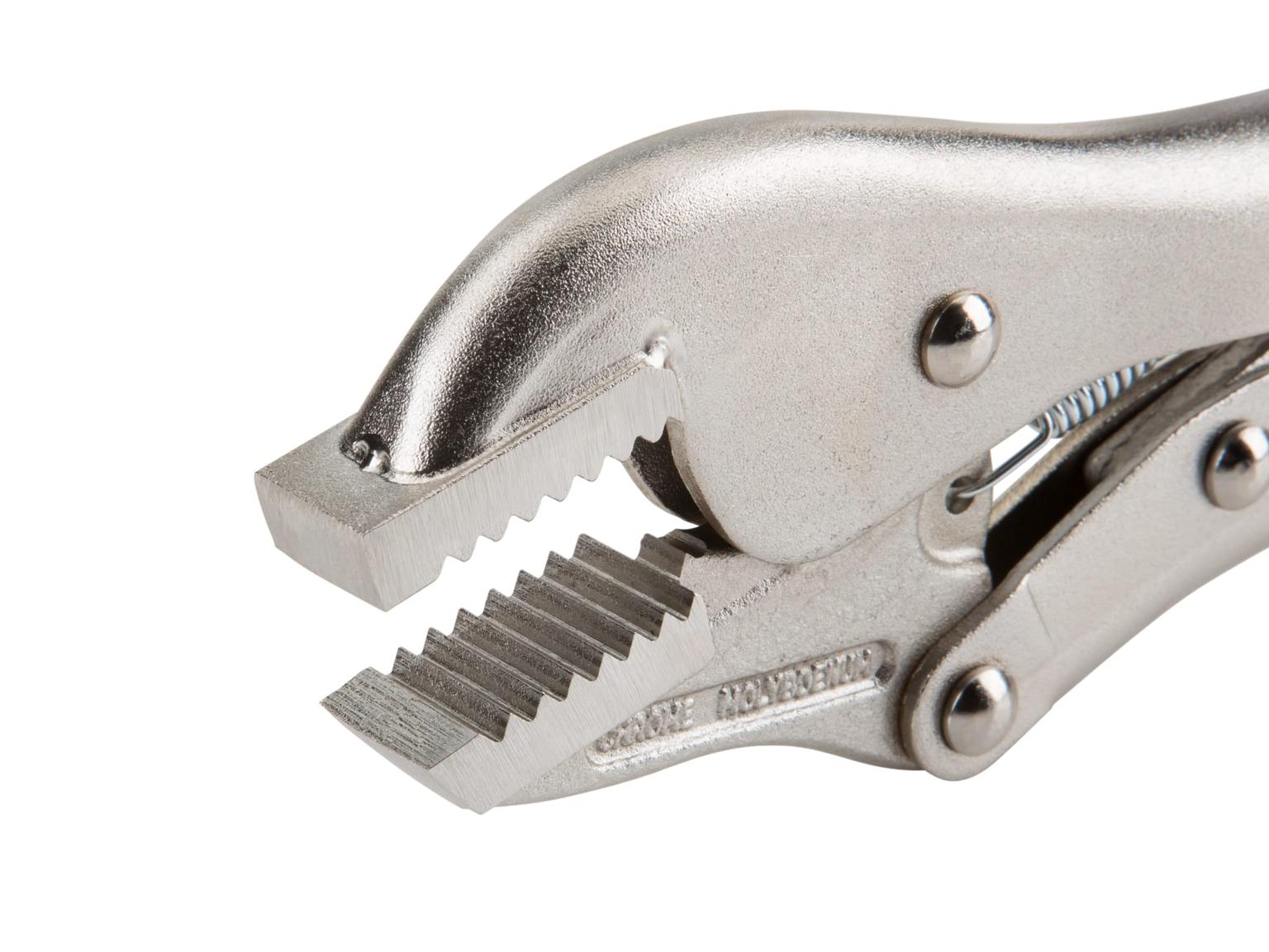 TEKTON PLK90002-D 7 Inch Straight Jaw Locking Pliers (4-Pack)