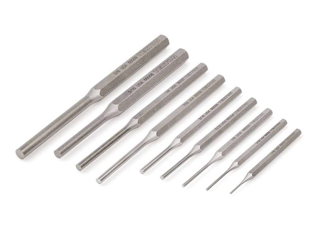 Pin Punch Set (9Piece) TEKTON Made in USA
