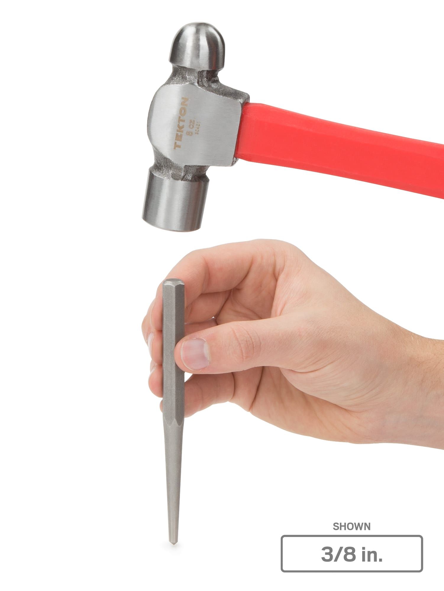 TEKTON PNC95001-D Center Punch Set, 6-Piece (1/4-5/8 in.)