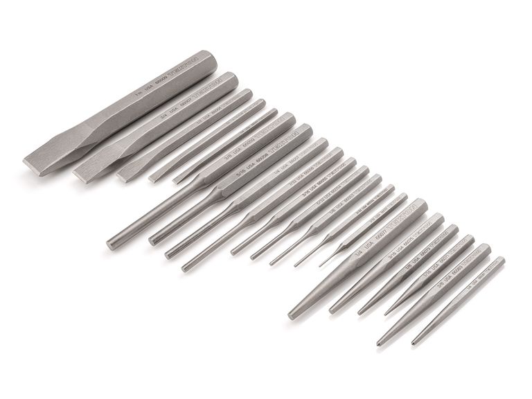 Punch and Chisel Set (20Piece) TEKTON Made in USA