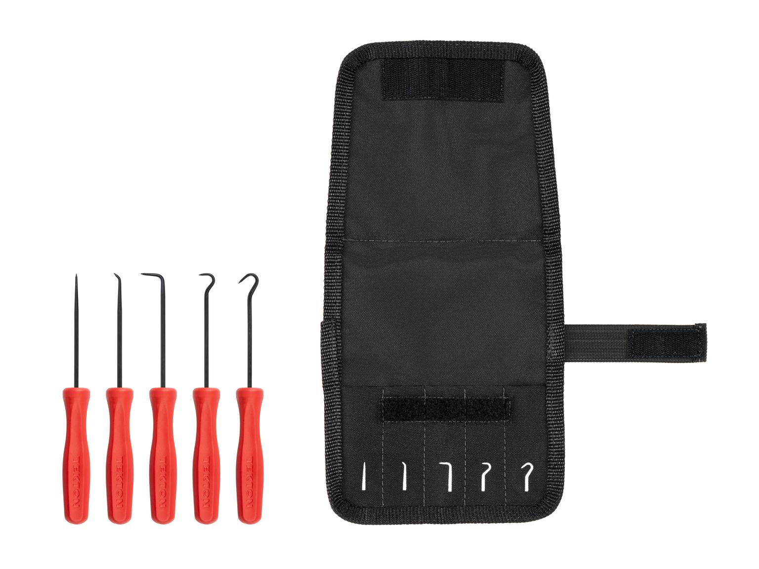 TEKTON PNH90401-T Pick and Hook Set with Pouch (5-Piece)