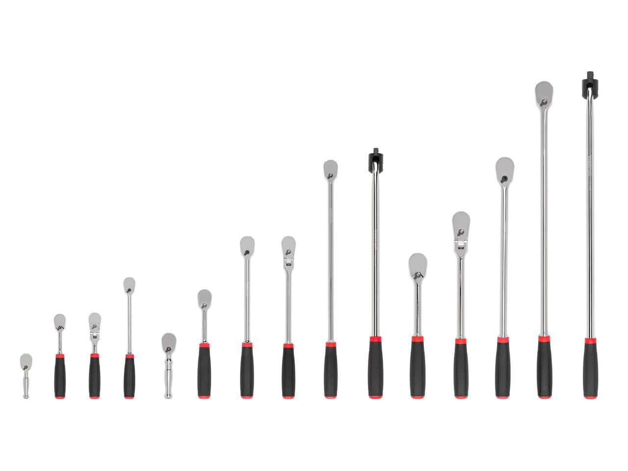 15-Piece Comfort Grip Ratchet and Breaker Bar Set | TEKTON