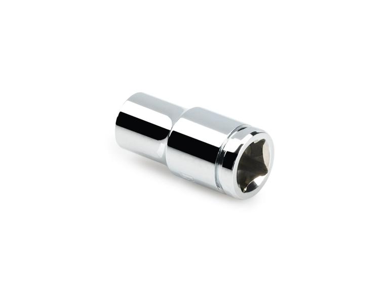 TEKTON 1/4" Drive X 1/4" Magnetic Hex Bit Holder Socket – SHA05402, Chrome Plated With Press-Fit Magnet