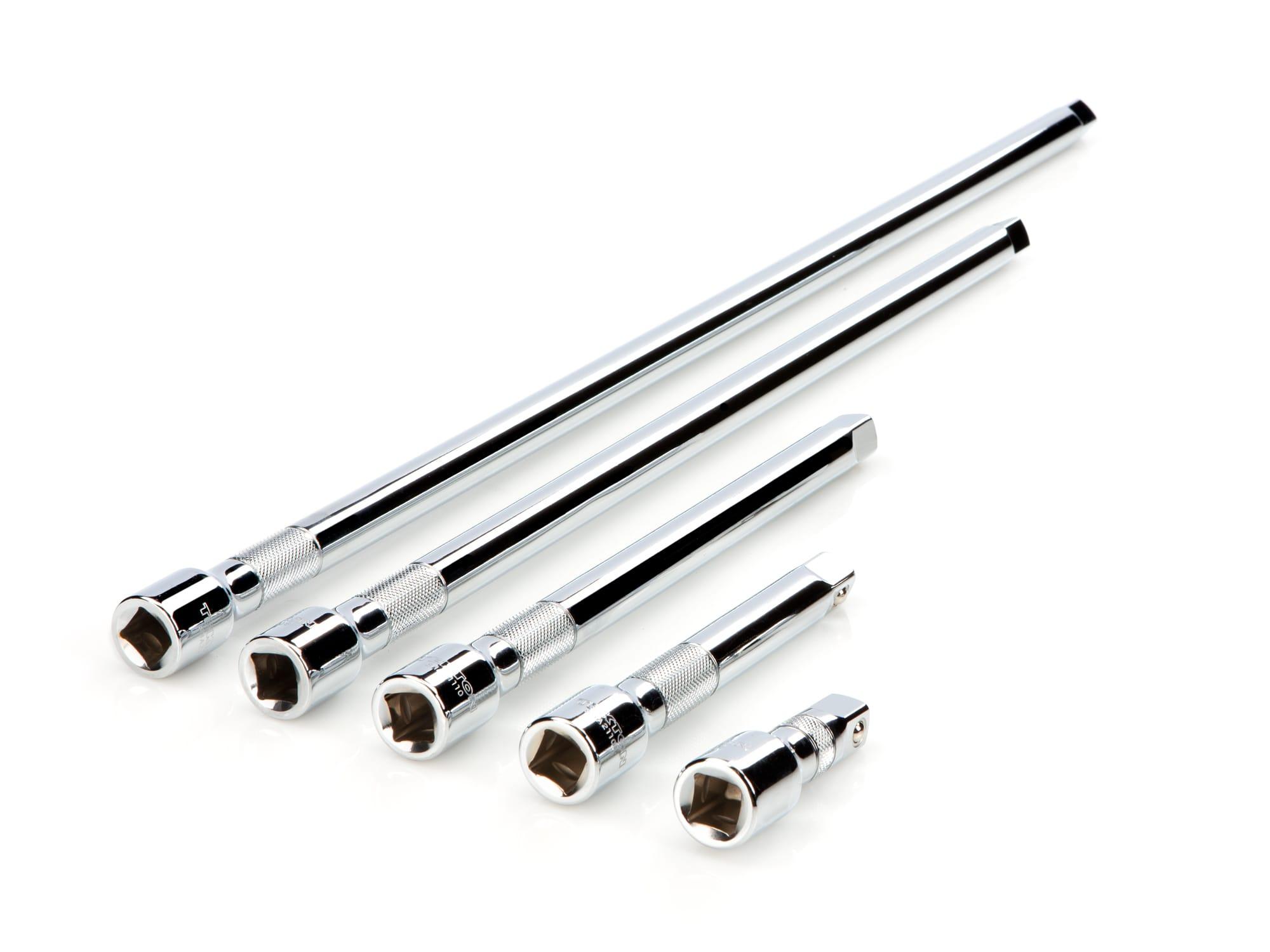 TEKTON SHA92008-T 1/2 Inch Drive Extension Set, 5-Piece (3, 6, 10, 18, 24 in.)