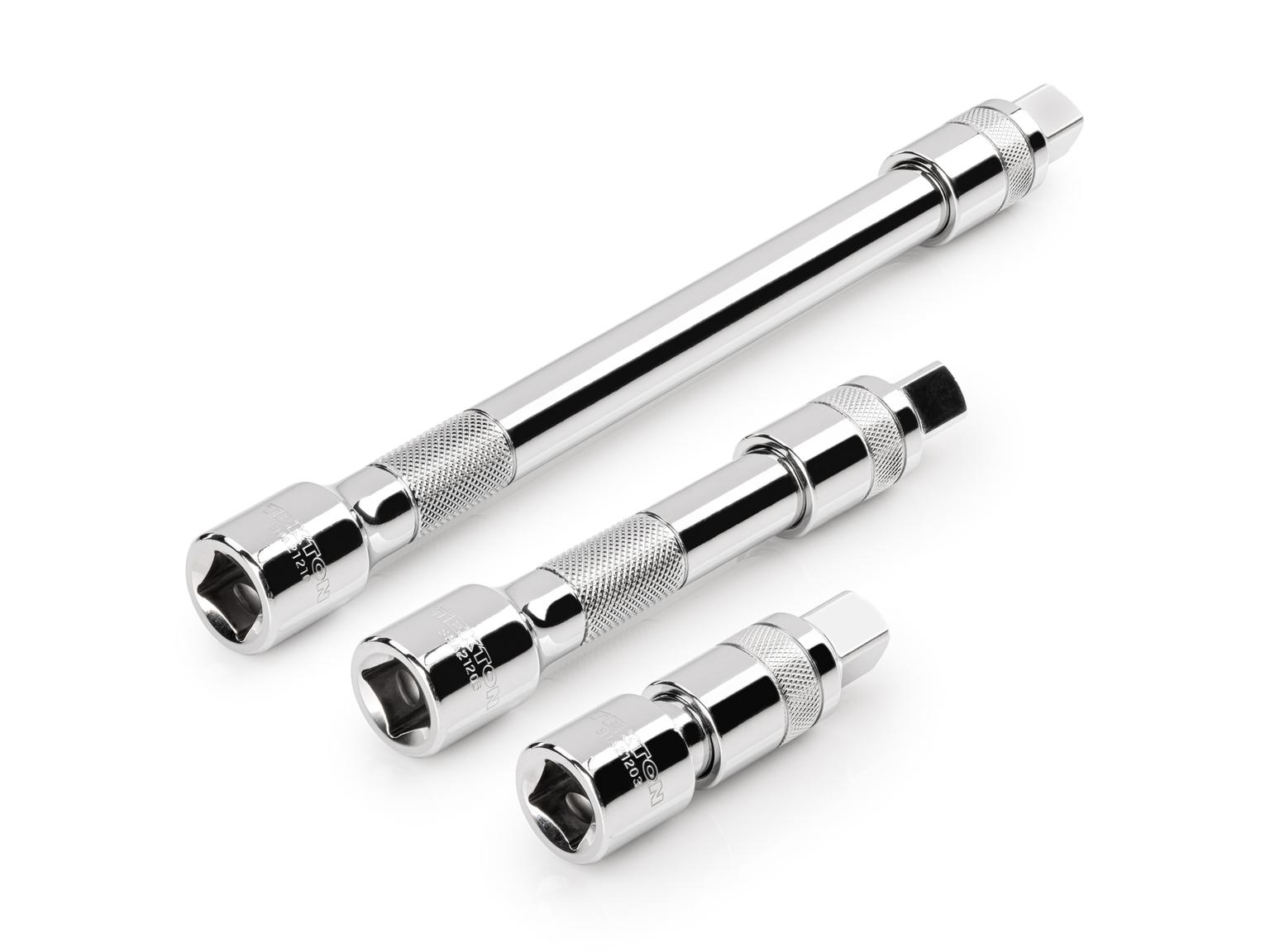 TEKTON SHA92016-T 1/2 Inch Drive Locking Extension Set, 3-Piece (3, 6, 10 in.)