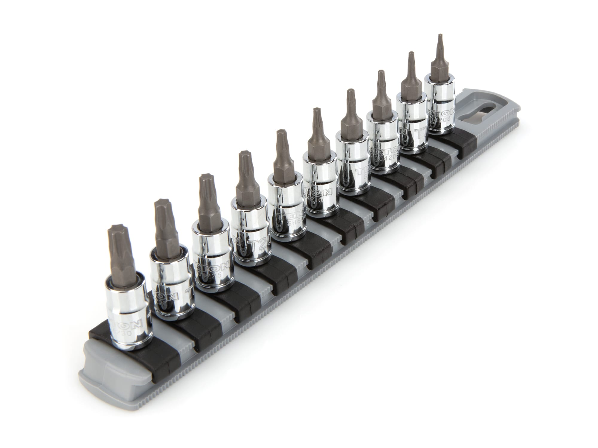 1/4 Inch Drive Long Hex Bit Socket Set (T6–T30) | TEKTON