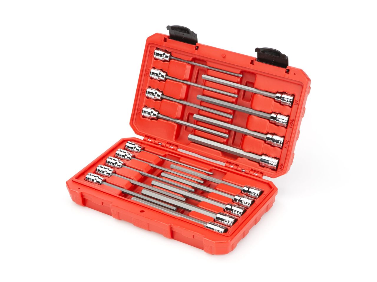 3/8 Inch Drive Long Hex Bit Socket Set (18Piece) TEKTON SHB91303