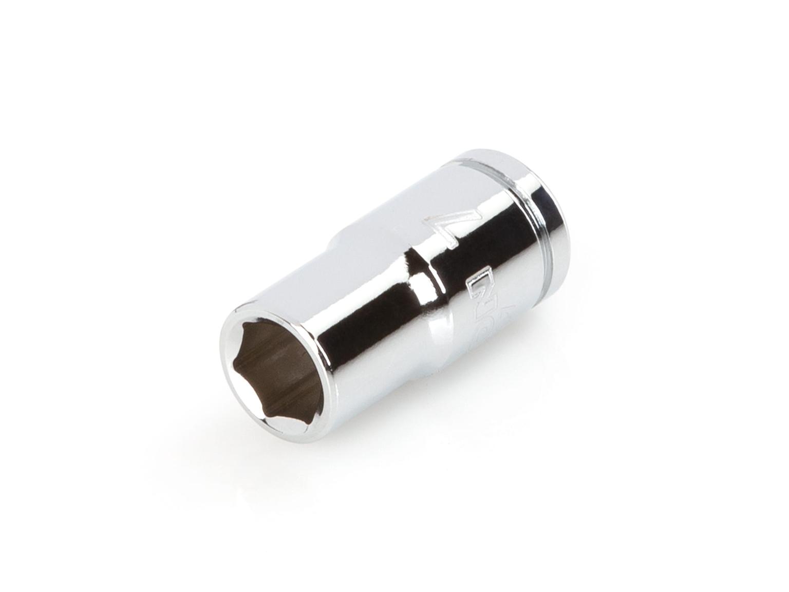 TEKTON SHD02107-T 1/4 Inch Drive x 7 mm 6-Point Socket