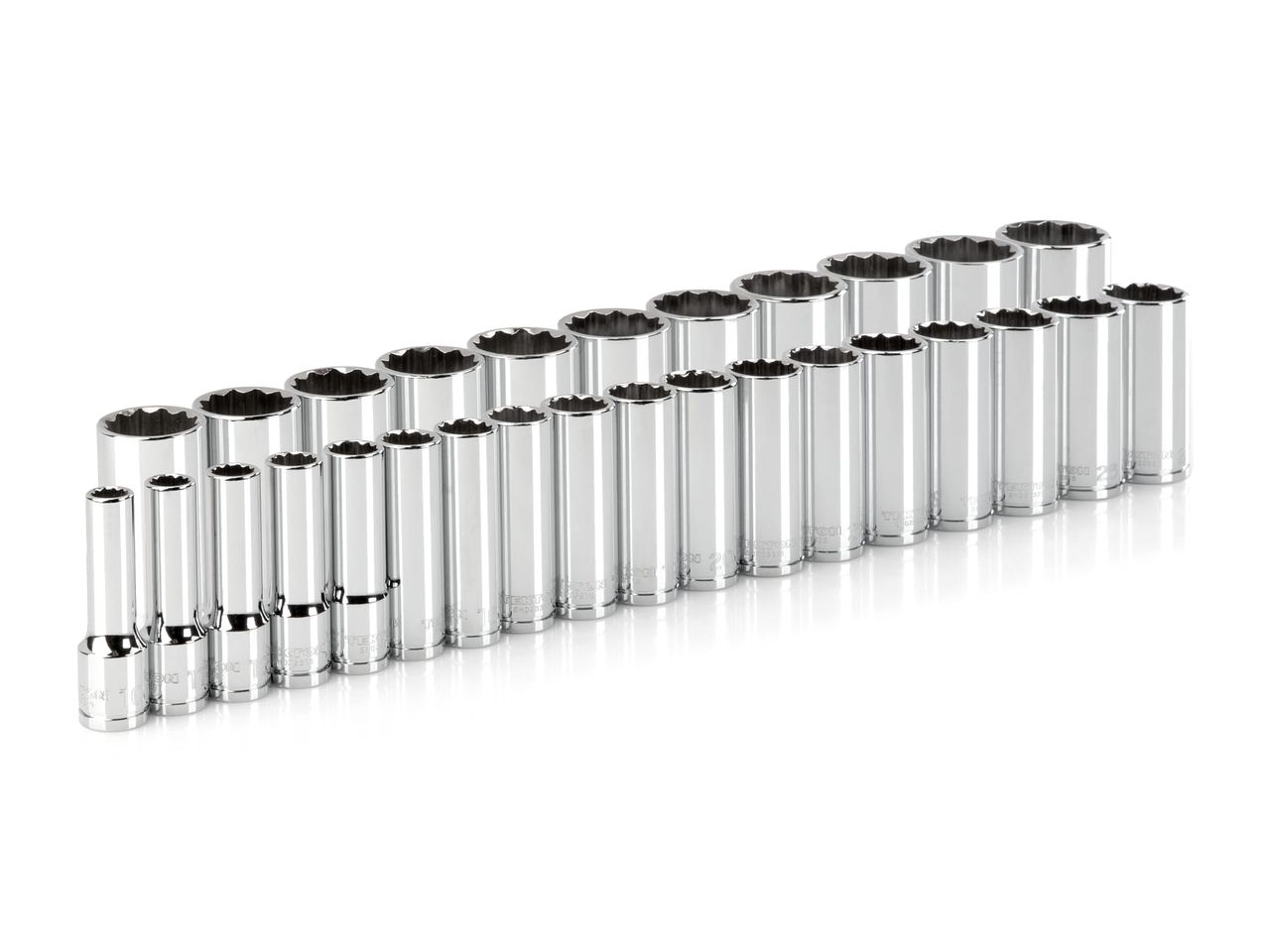 29Piece 1/2 Inch Drive Deep 12Point Socket Set (1038 mm) TEKTON