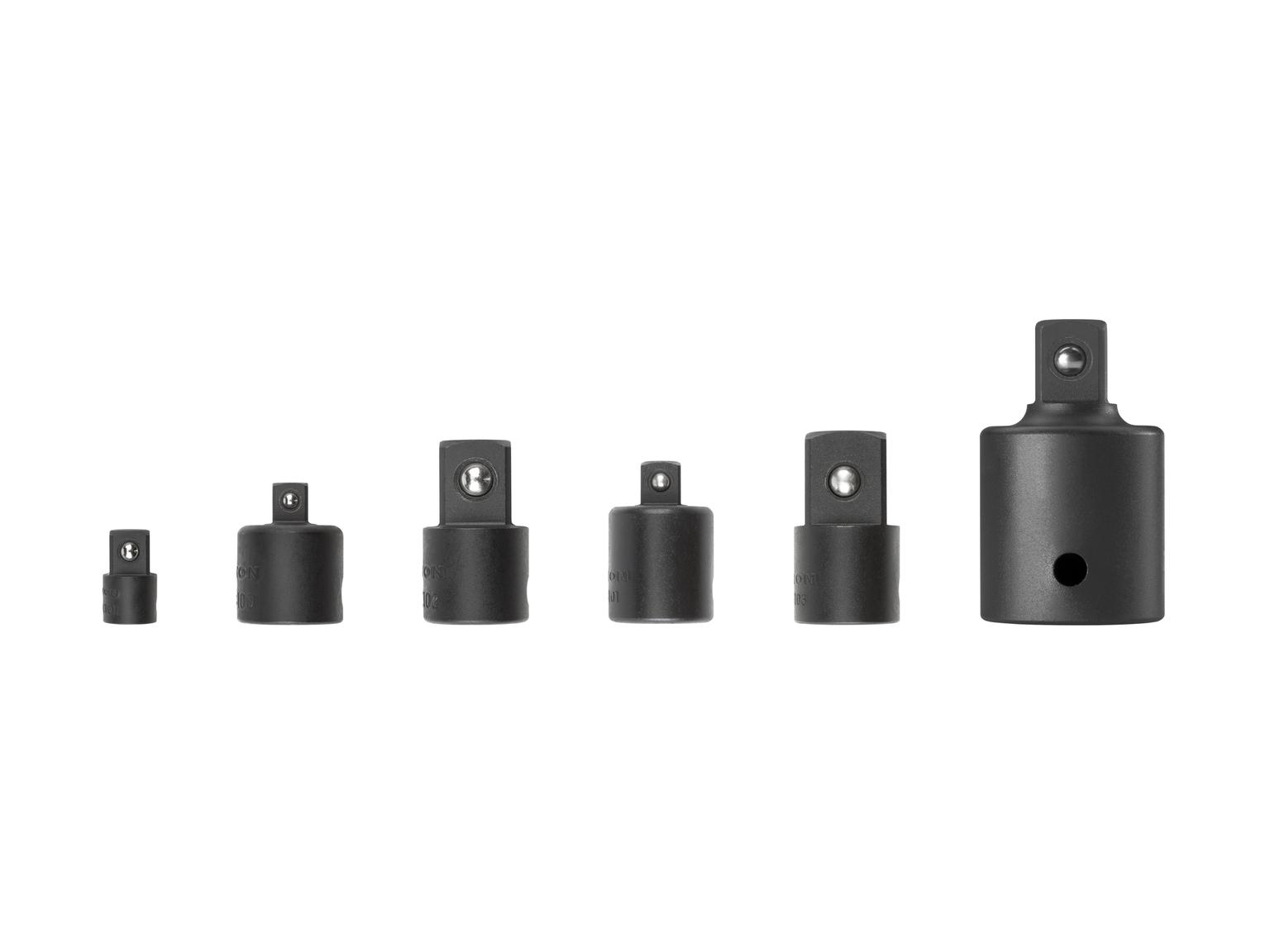 TEKTON SIA99026-T Impact Adapter/Reducer Set, 6-Piece (1/4, 3/8, 1/2, 3/4 Inch Drive)