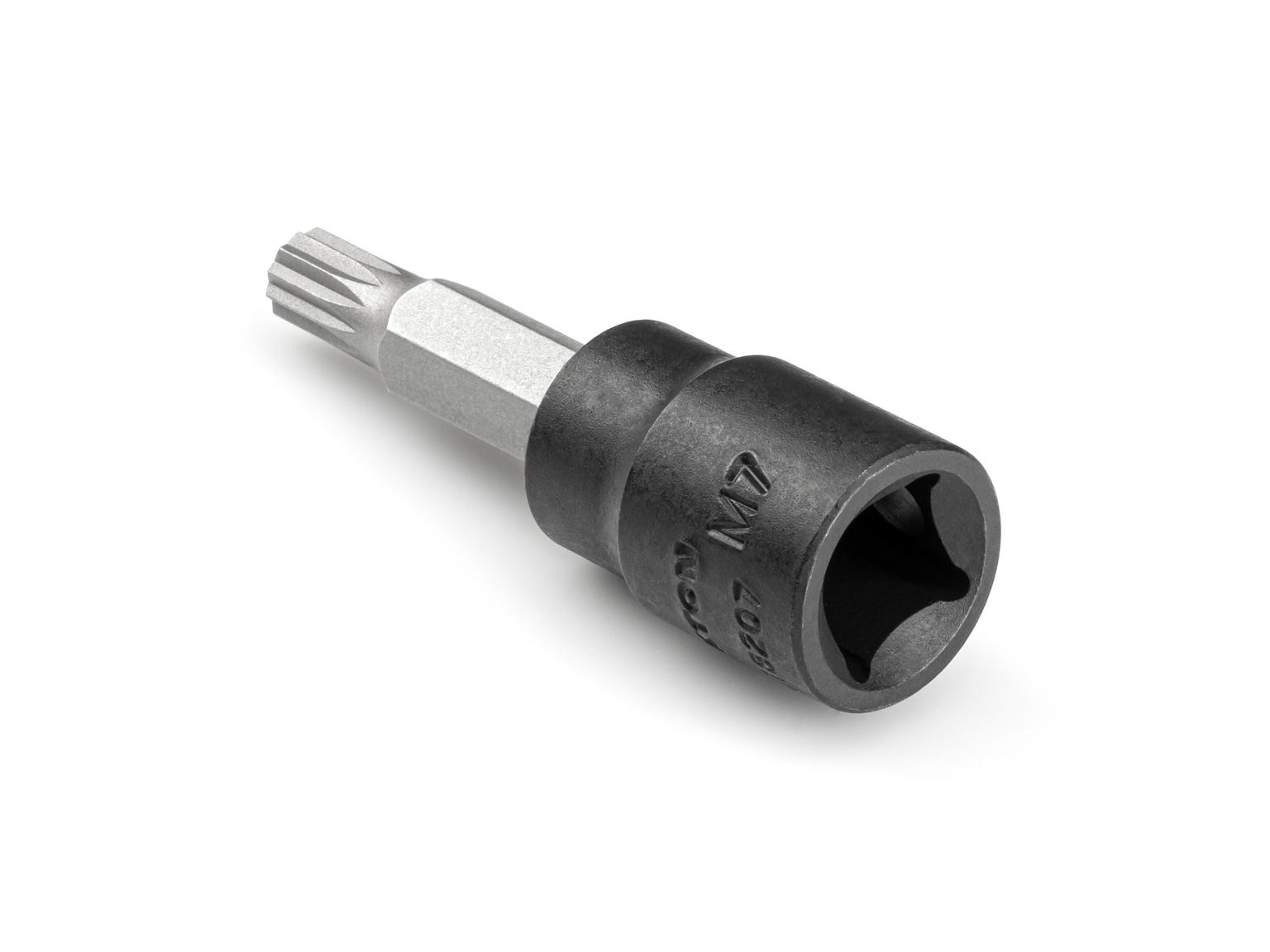 TEKTON SIB18207-T 3/8 Inch Drive x M7 Triple Square Bit Impact Socket