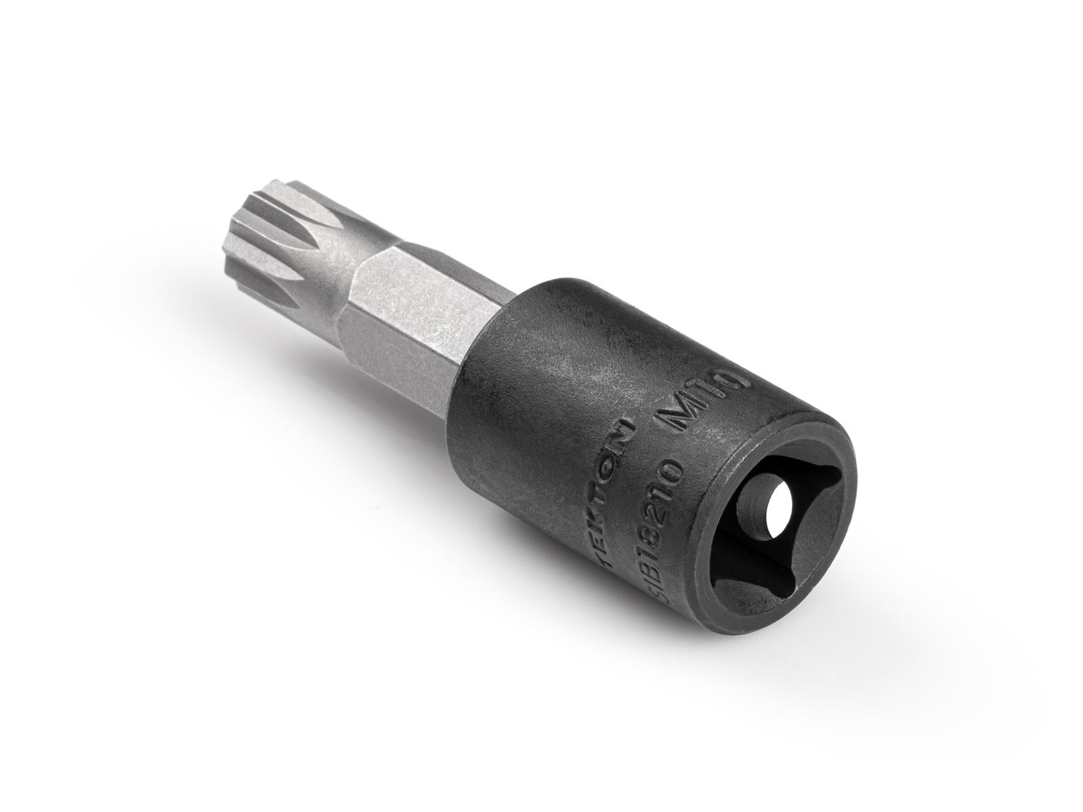 TEKTON SIB18210-T 3/8 Inch Drive x M10 Triple Square Bit Impact Socket