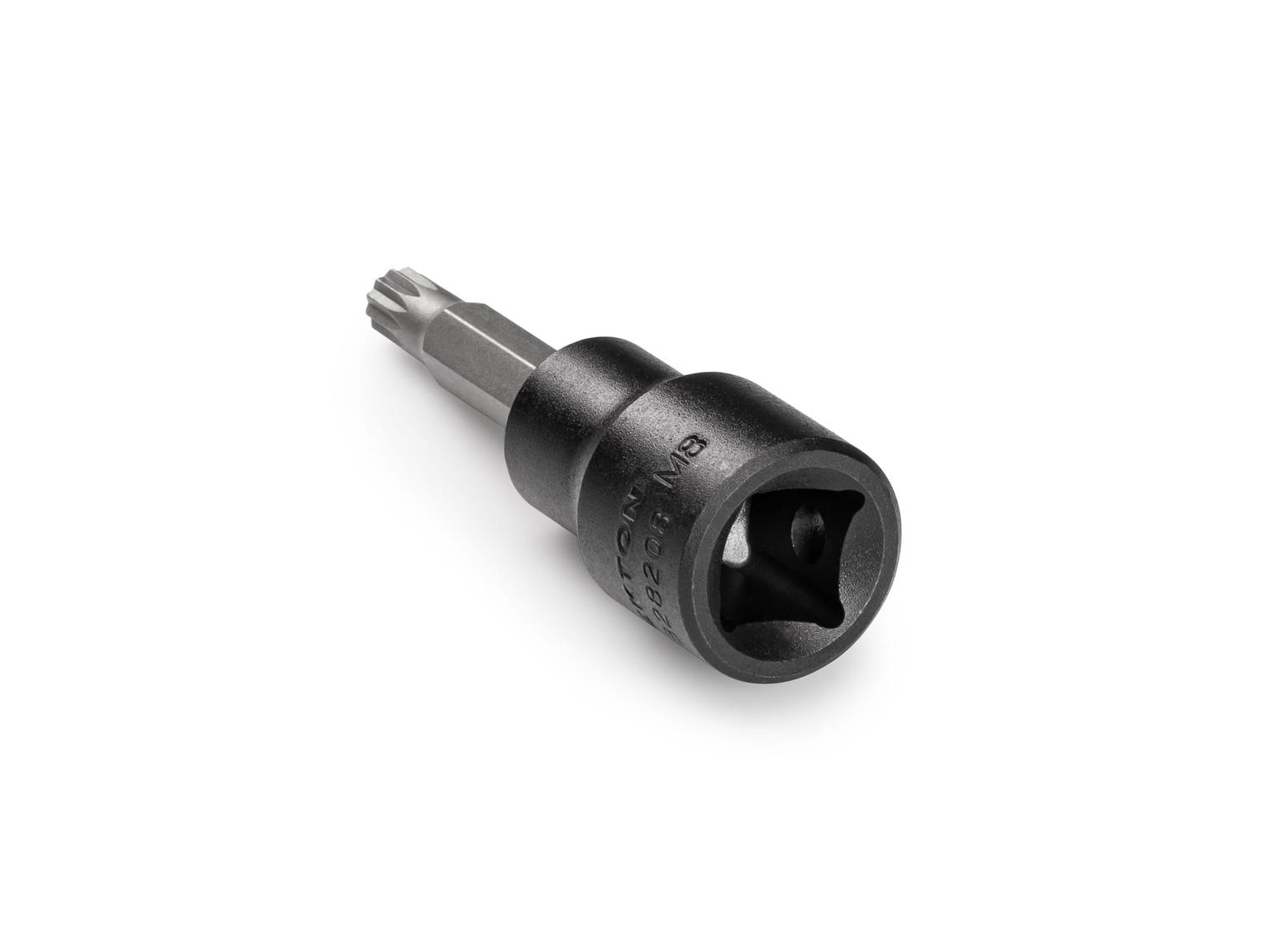 TEKTON SIB28208-T 1/2 Inch Drive x M8 Triple Square Impact Bit Socket