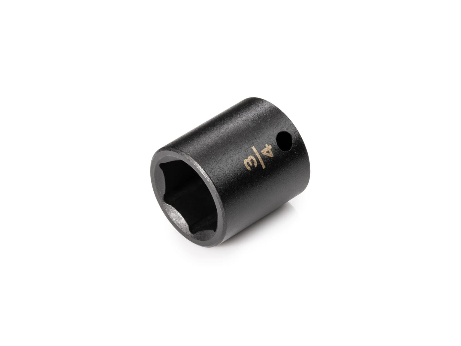 TEKTON SID12019-T 3/8 Inch Drive x 3/4 Inch 6-Point Impact Socket