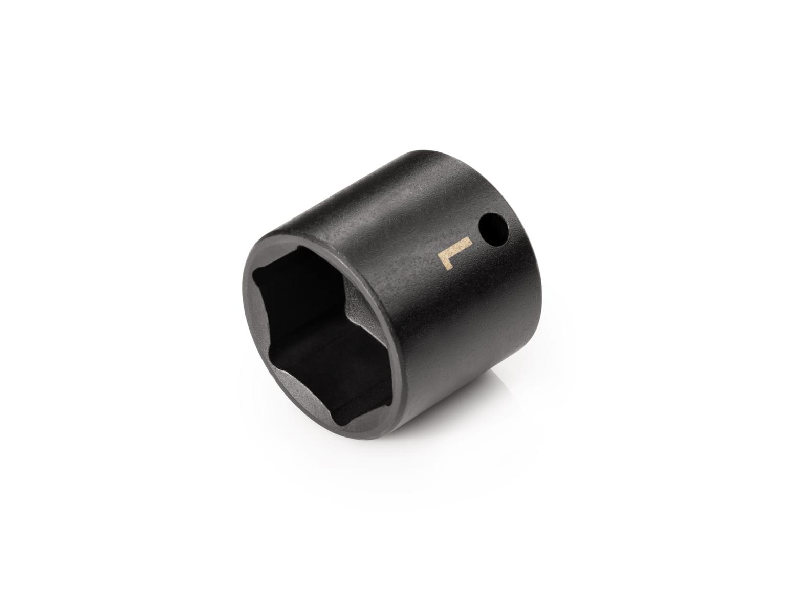 TEKTON SID12025-T 3/8 Inch Drive x 1 Inch 6-Point Impact Socket