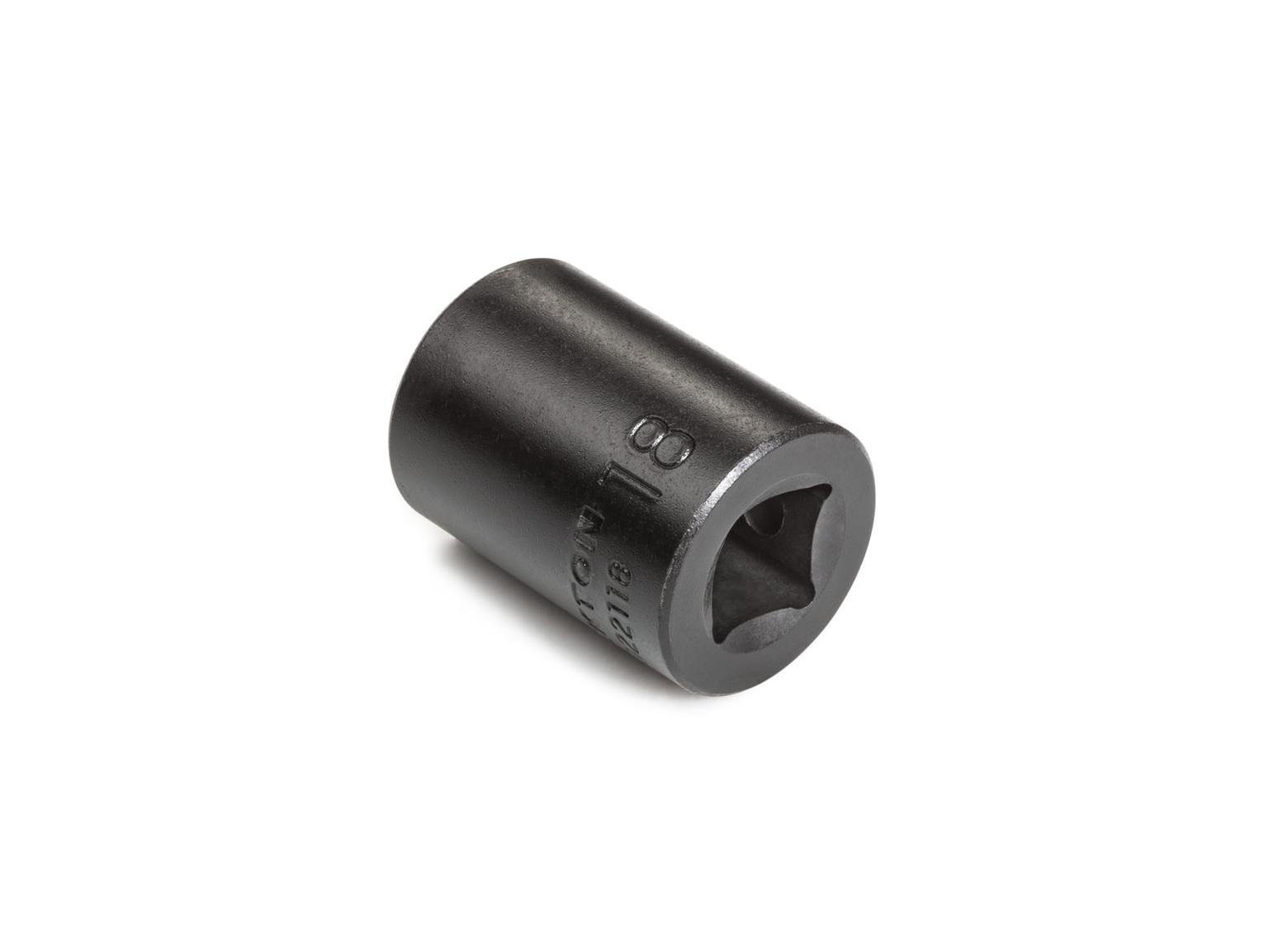 TEKTON SID22118-T 1/2 Inch Drive x 18 mm 6-Point Impact Socket